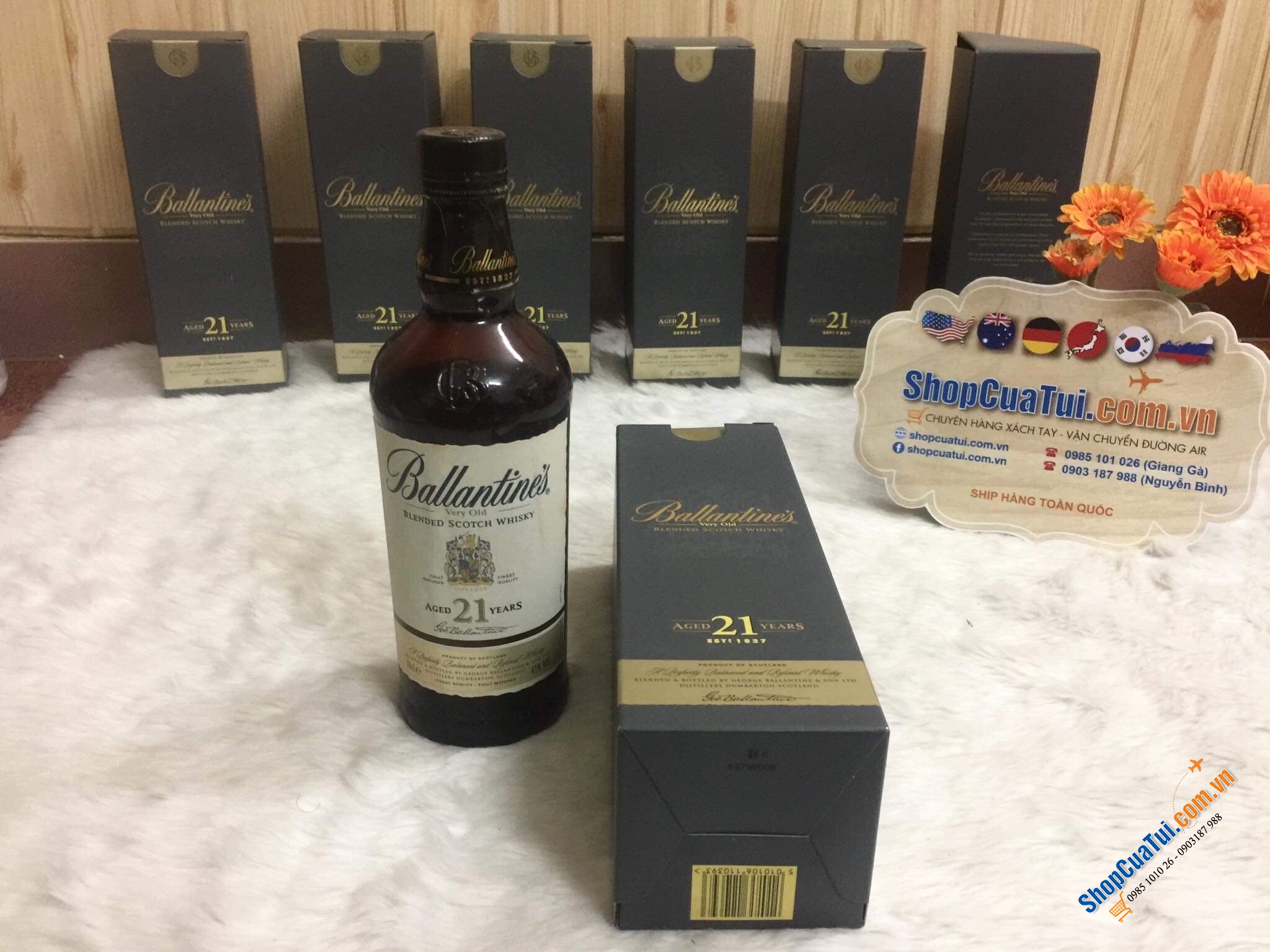 RƯỢU BALLANTINES 21 NĂM