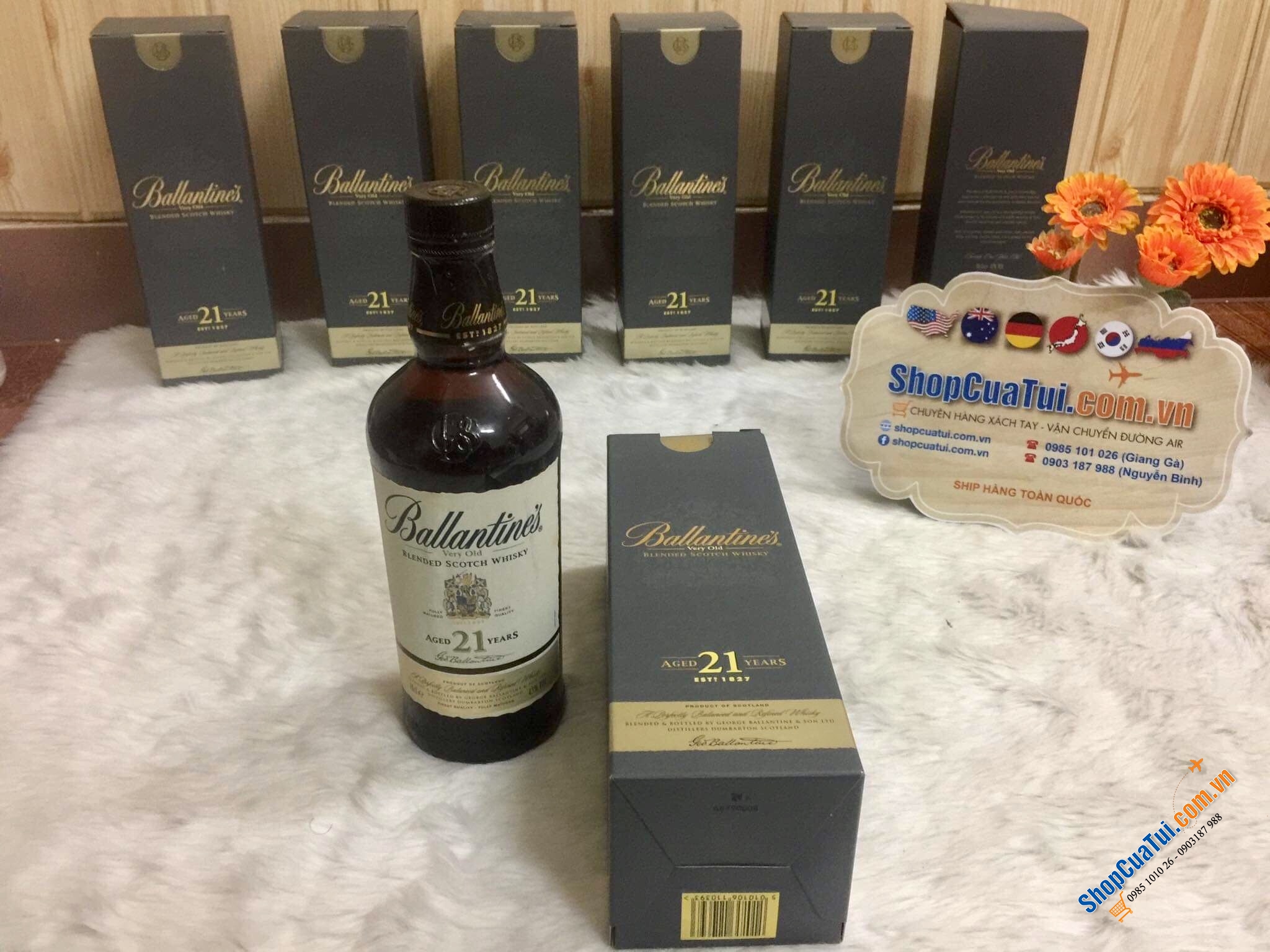 RƯỢU BALLANTINES 21 NĂM