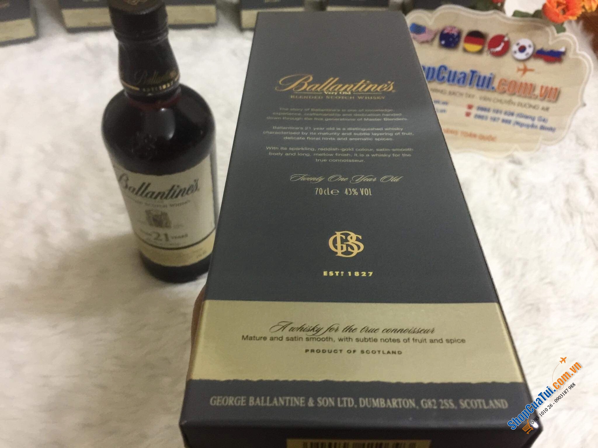 RƯỢU BALLANTINES 21 NĂM