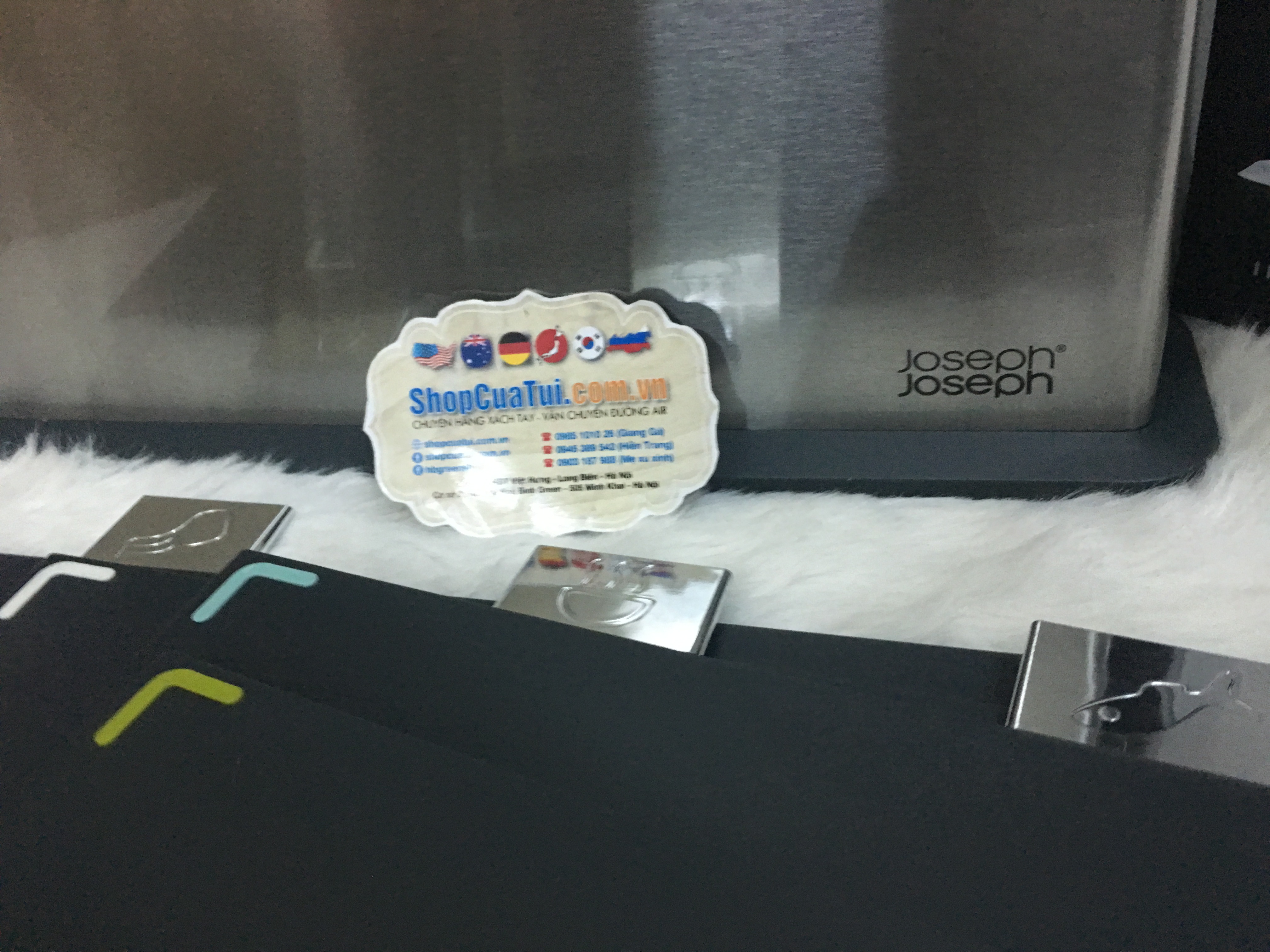 Bộ thớt bằng inox Joseph Joseph Index