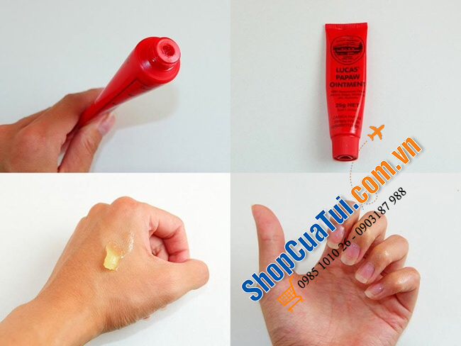 Kem đa năng chiết suất đu đủ Lucas Papaw Ointment 25g - làm mềm da, mang đến sự mịn màng cho những vùng bong tróc, làm lớp lót trang điểm, giữ nếp tóc, phòng tránh viêm da...