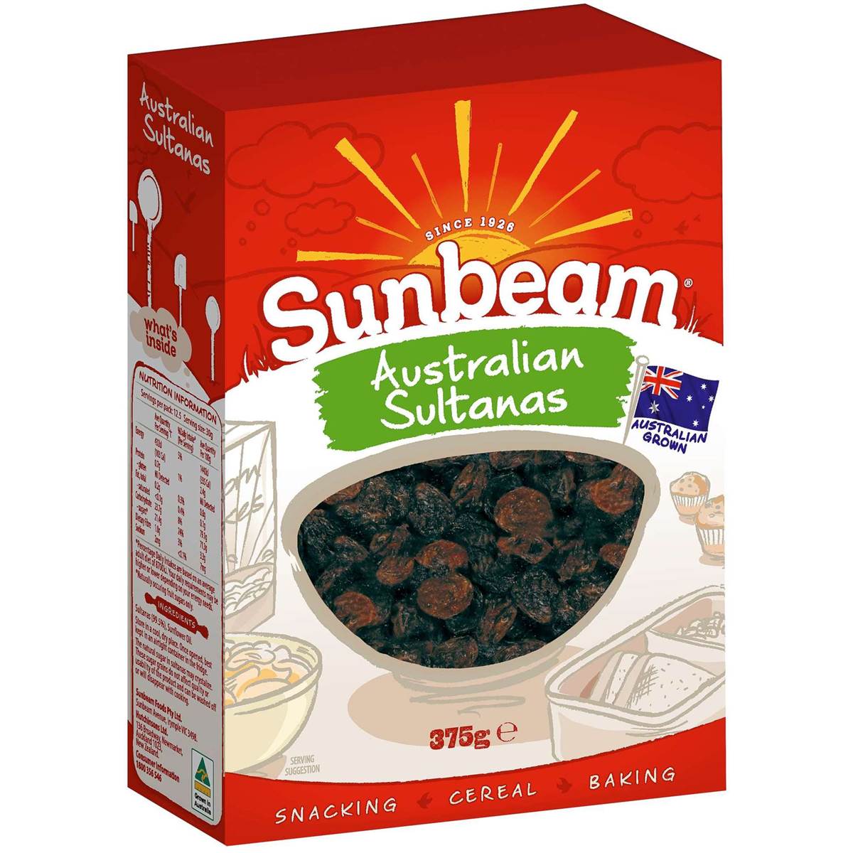 Nho khô Sunbeam Sultanas 375g