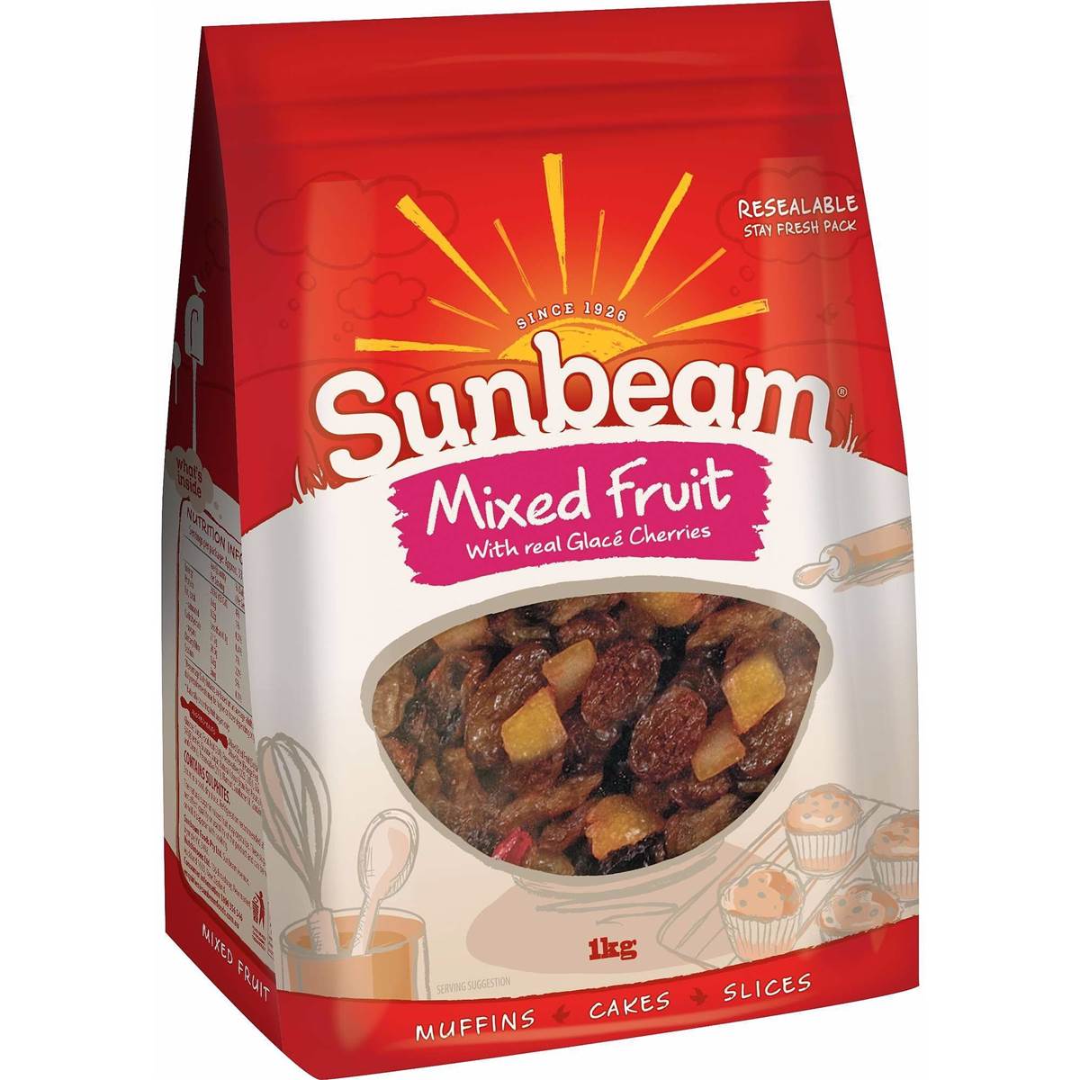 Trái cây sấy Sunbeam Mixed Fruit 1kg