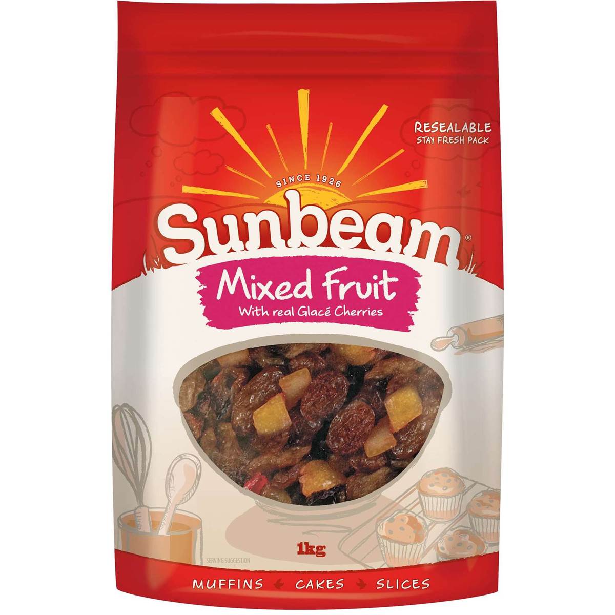 Trái cây sấy Sunbeam Mixed Fruit 1kg