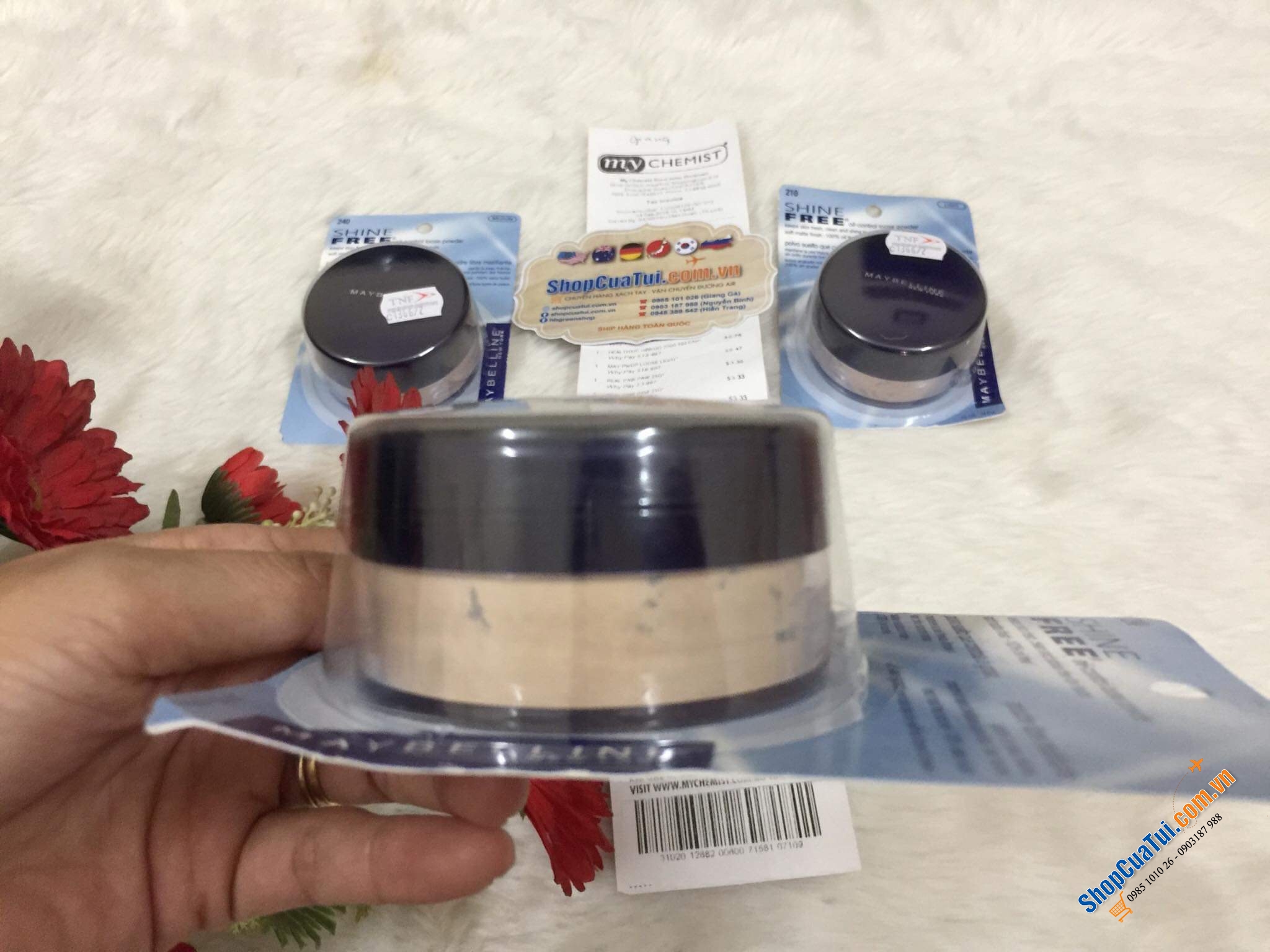 Phấn phủ khoáng kiềm dầu Maybelline Shine Free – Loose Oil-Control Loose Powder