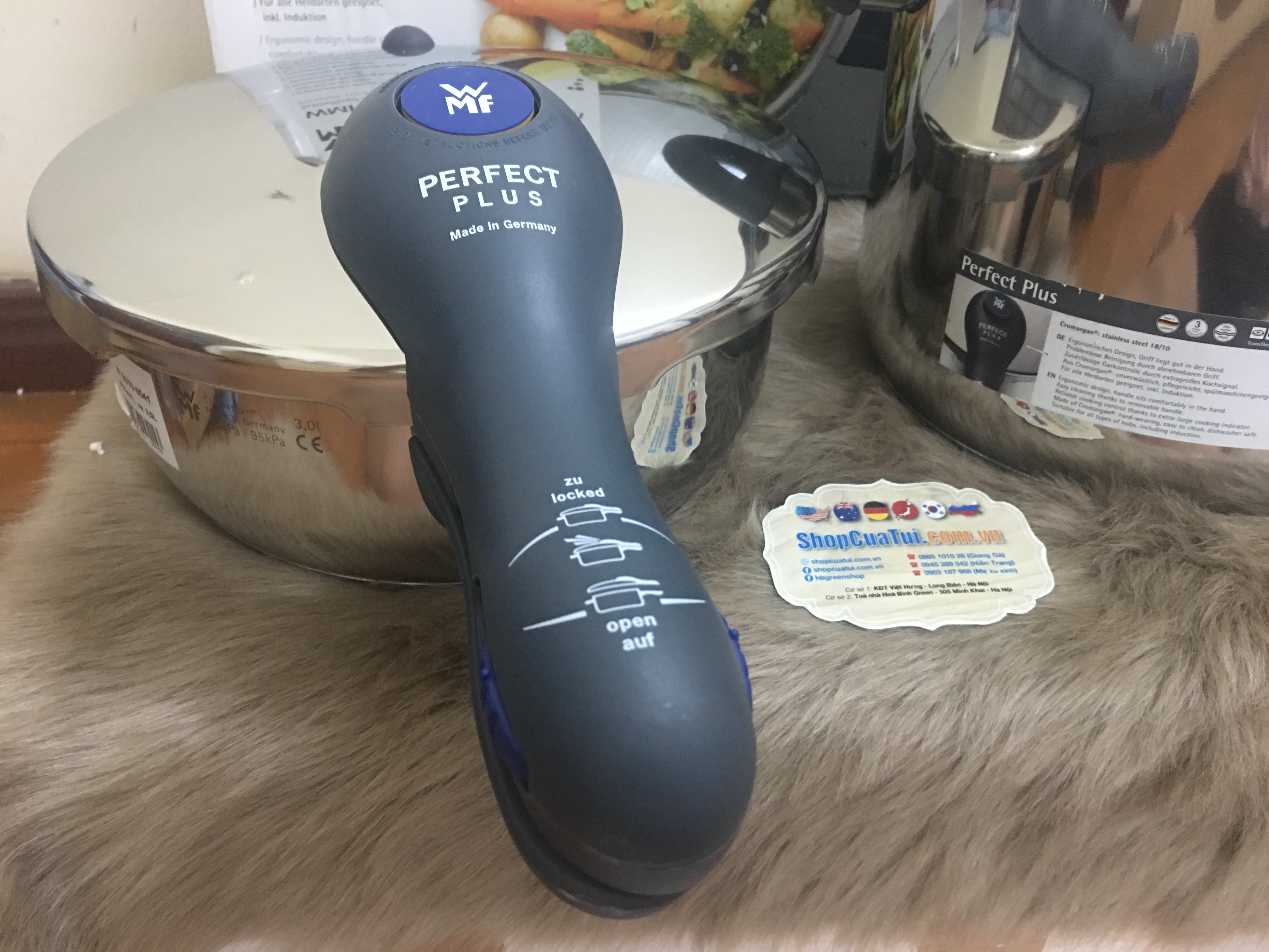 Set nồi áp suất WMF Perfect Plus 6,5l và 3l 