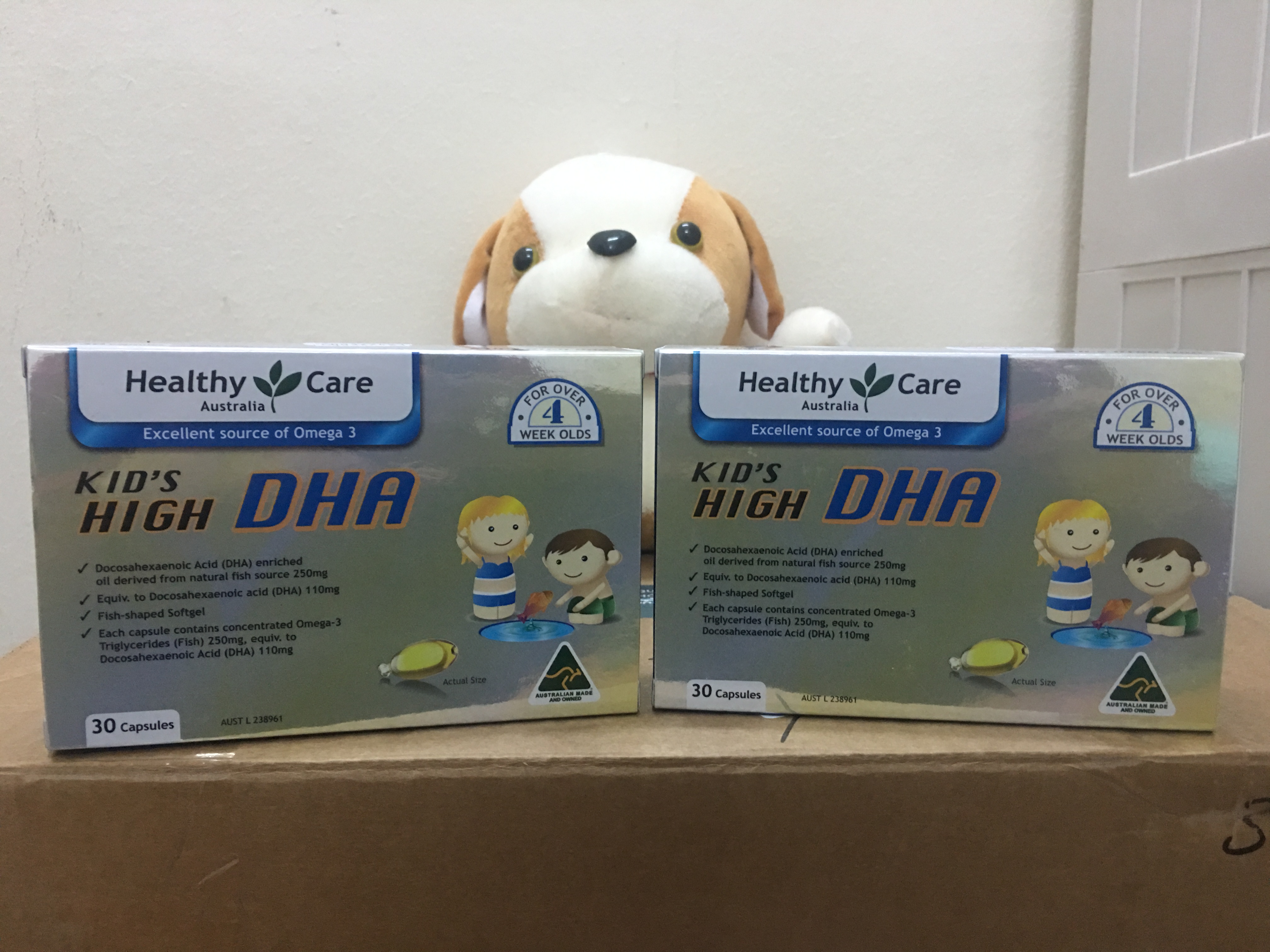 Healthy Care Kids High DHA Blister 30 Pack - bổ sung DHA cho trẻ từ 1 tháng tuổi