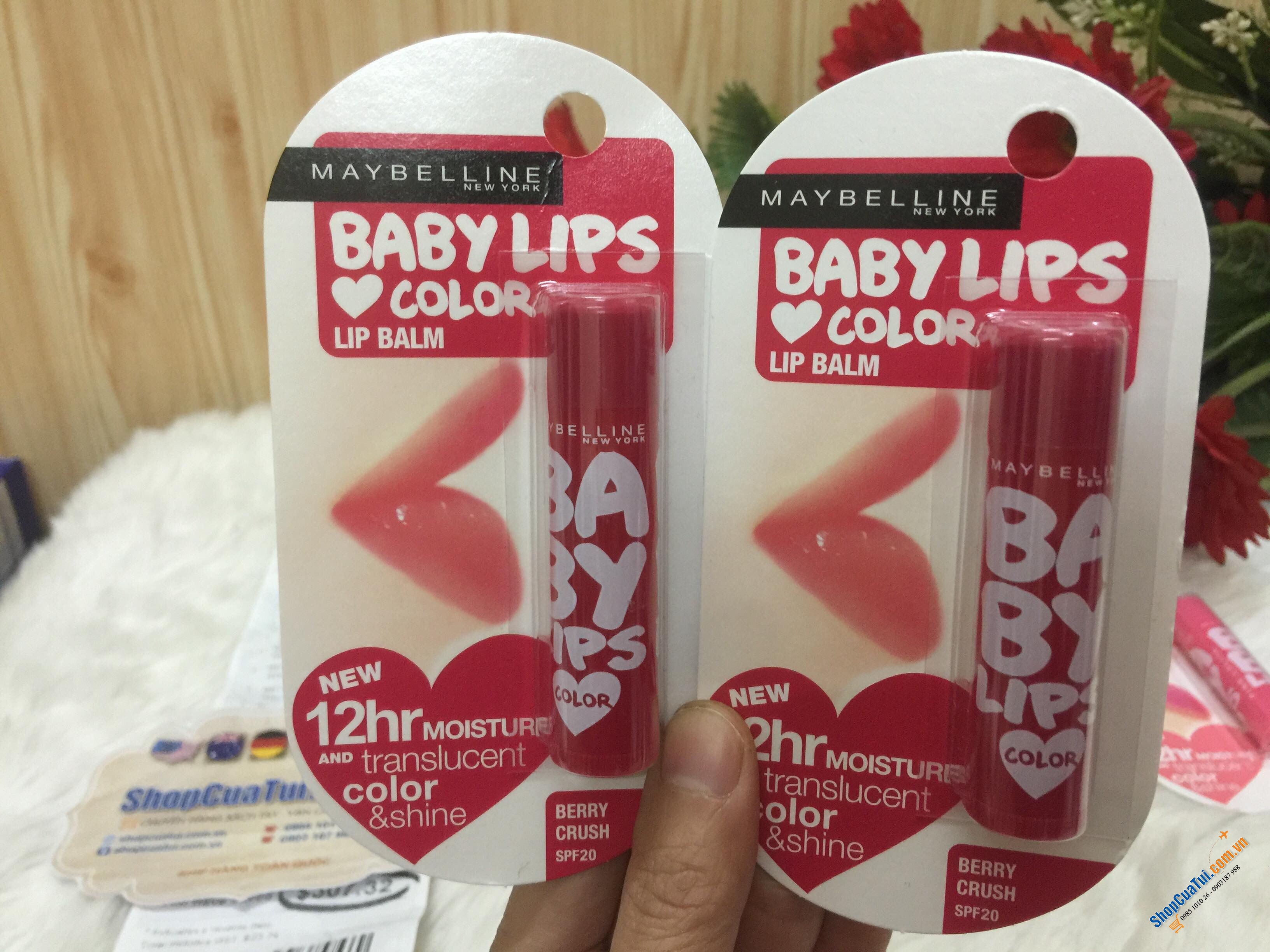 SON DƯỠNG ẨM CÓ MÀU baby lips maybeline siêu đẹp