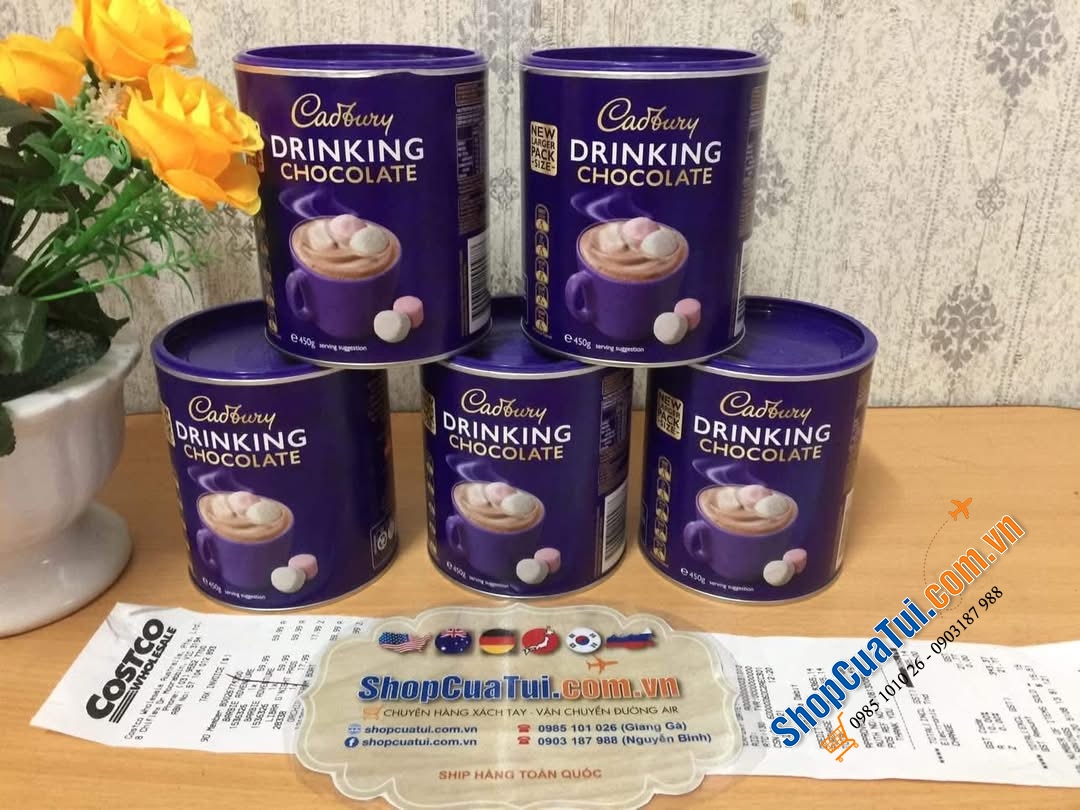 Cadbury Dringking Chocolate  - Socola dạng bột uống liền 400g