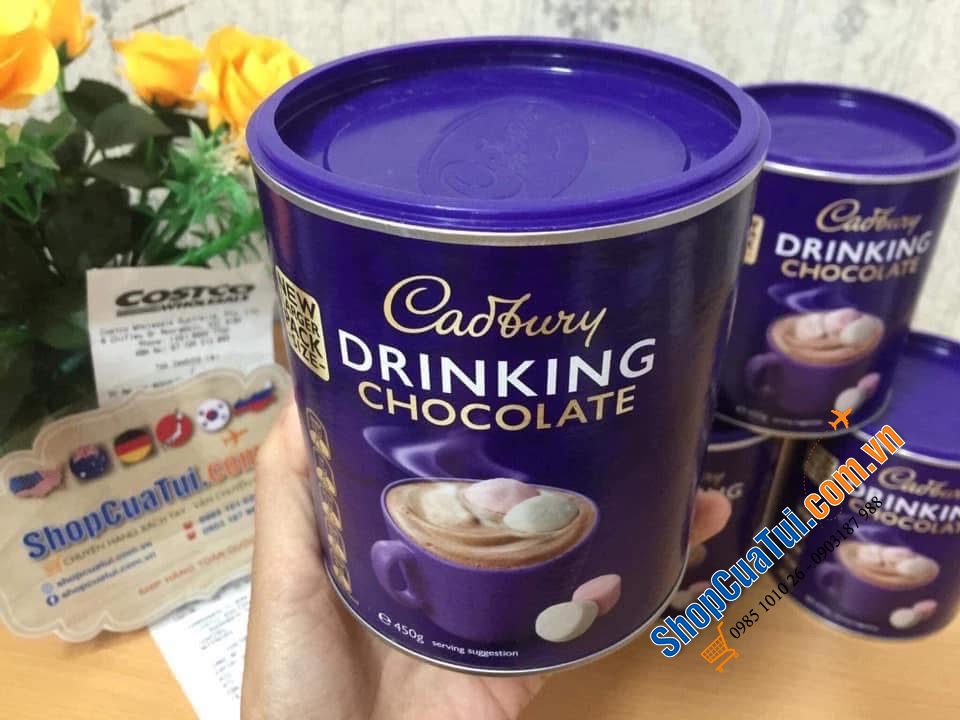 Cadbury Dringking Chocolate  - Socola dạng bột uống liền 400g
