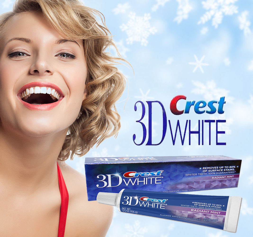 Kem đánh trắng răng của Mỹ Crest 3D White 198g