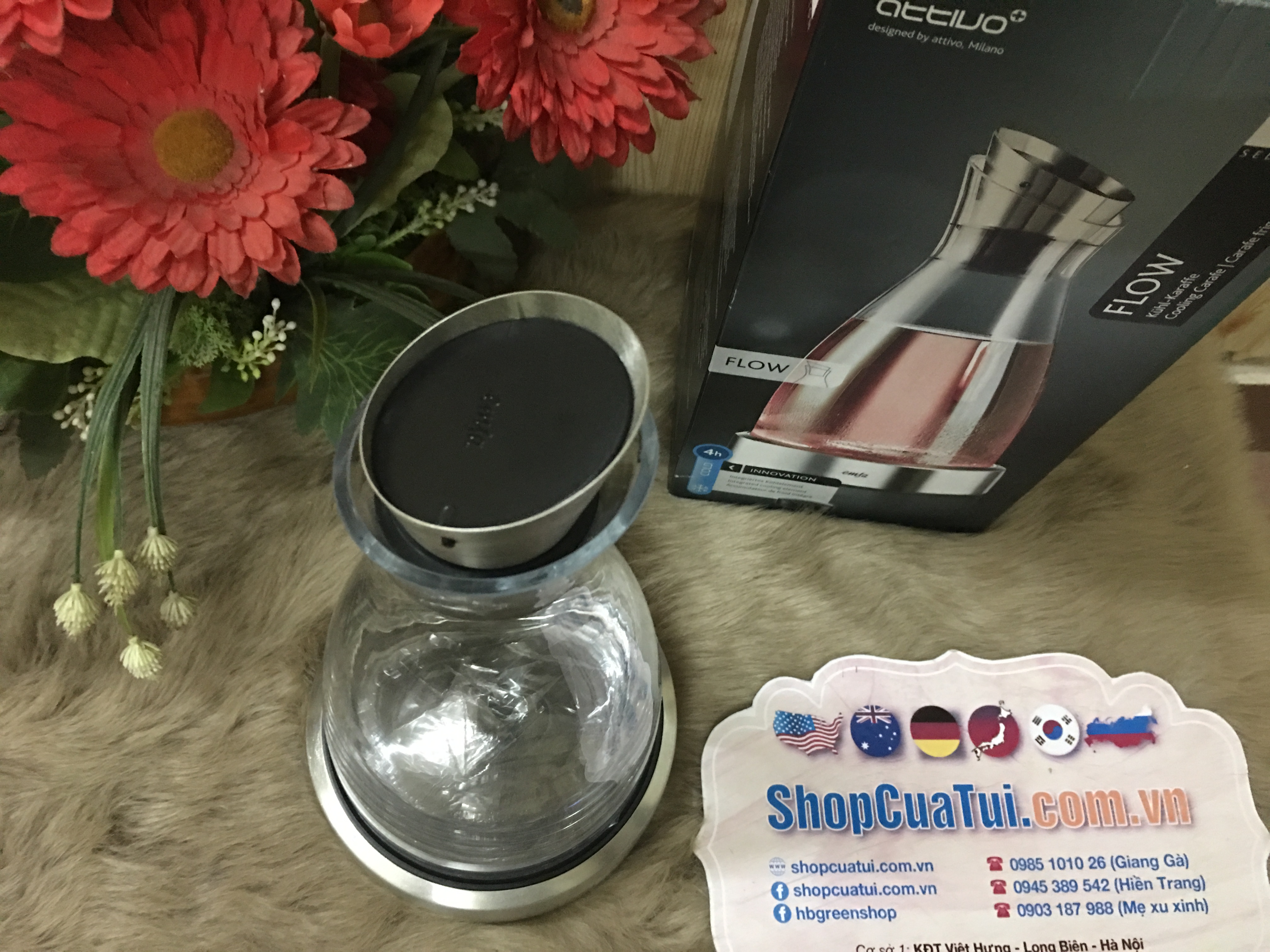 BÌNH GIỮ LẠNH EMSA 1 LÍT - GIỮ LẠNH đồ uống SUỐT 4h LIÊN TỤC mà không cần tủ lạnh