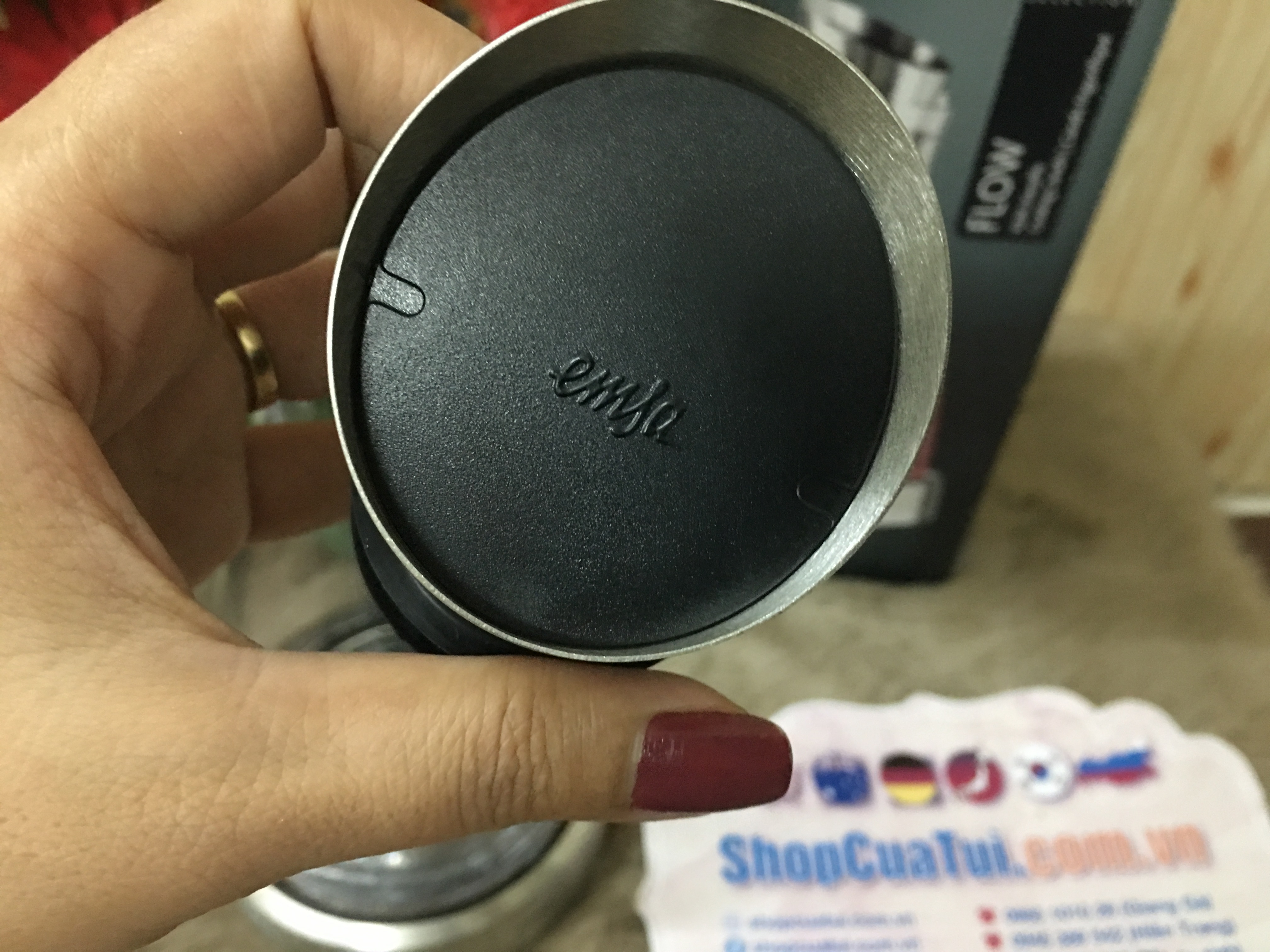 BÌNH GIỮ LẠNH EMSA 1 LÍT - GIỮ LẠNH đồ uống SUỐT 4h LIÊN TỤC mà không cần tủ lạnh