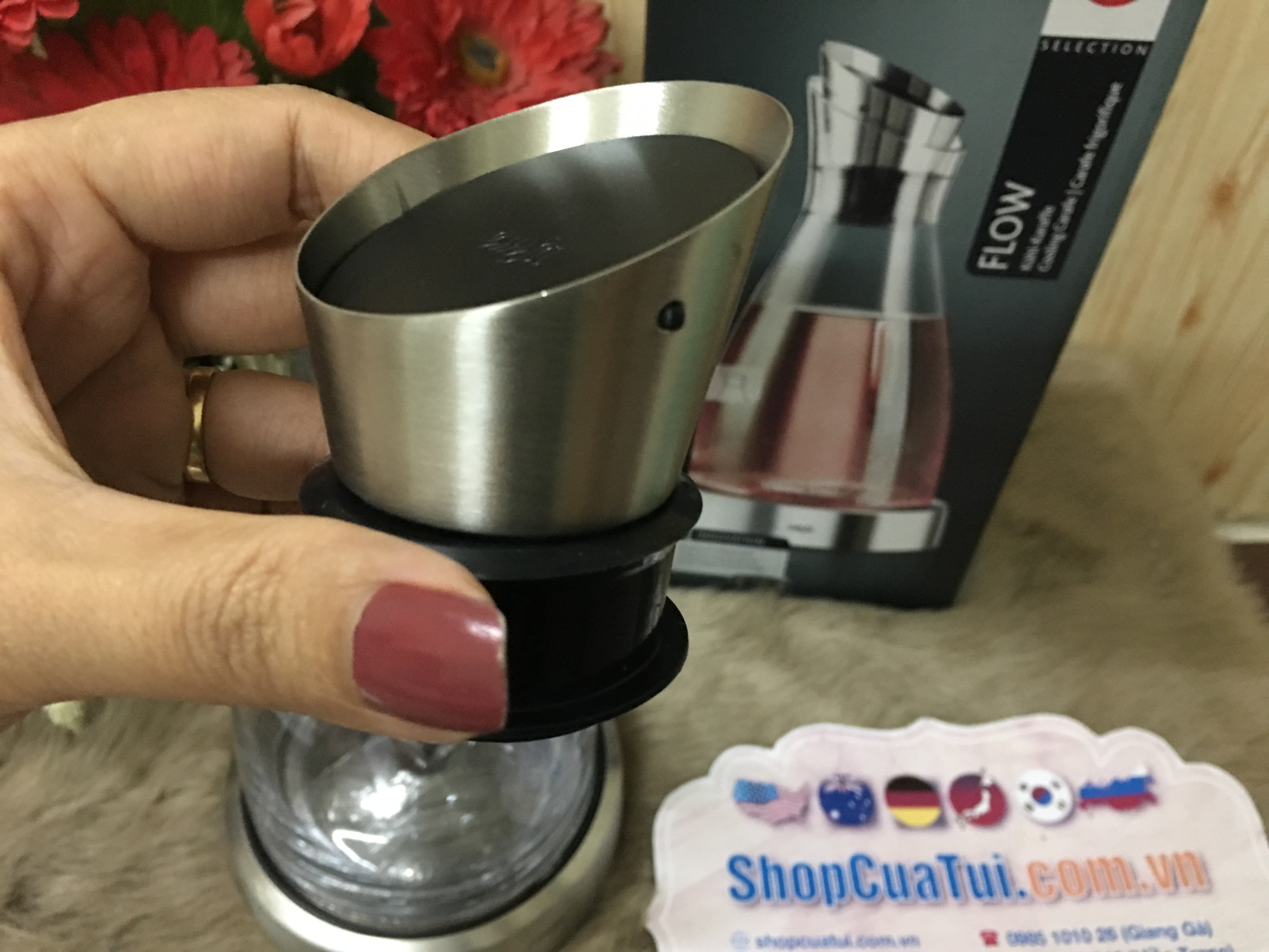 BÌNH GIỮ LẠNH EMSA 1 LÍT - GIỮ LẠNH đồ uống SUỐT 4h LIÊN TỤC mà không cần tủ lạnh