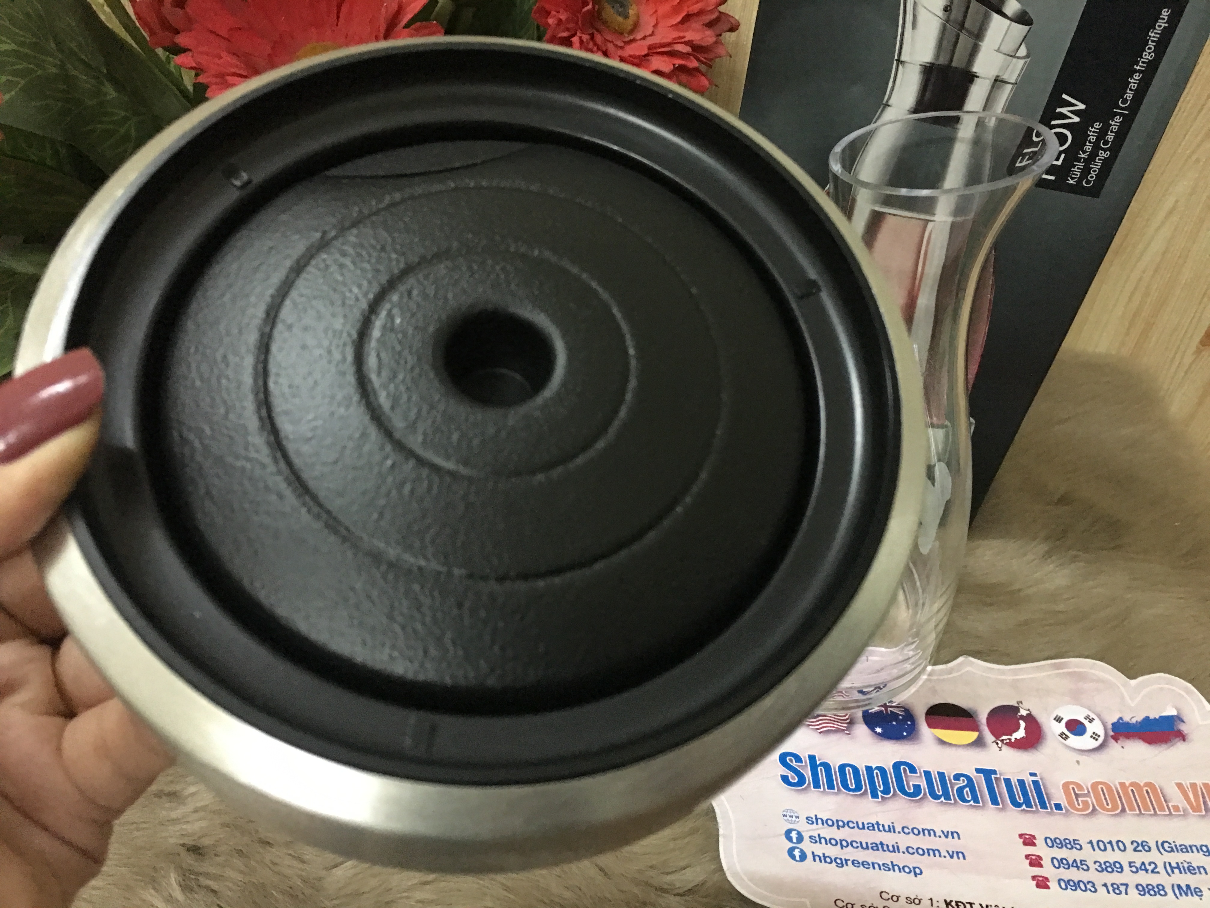 BÌNH GIỮ LẠNH EMSA 1 LÍT - GIỮ LẠNH đồ uống SUỐT 4h LIÊN TỤC mà không cần tủ lạnh