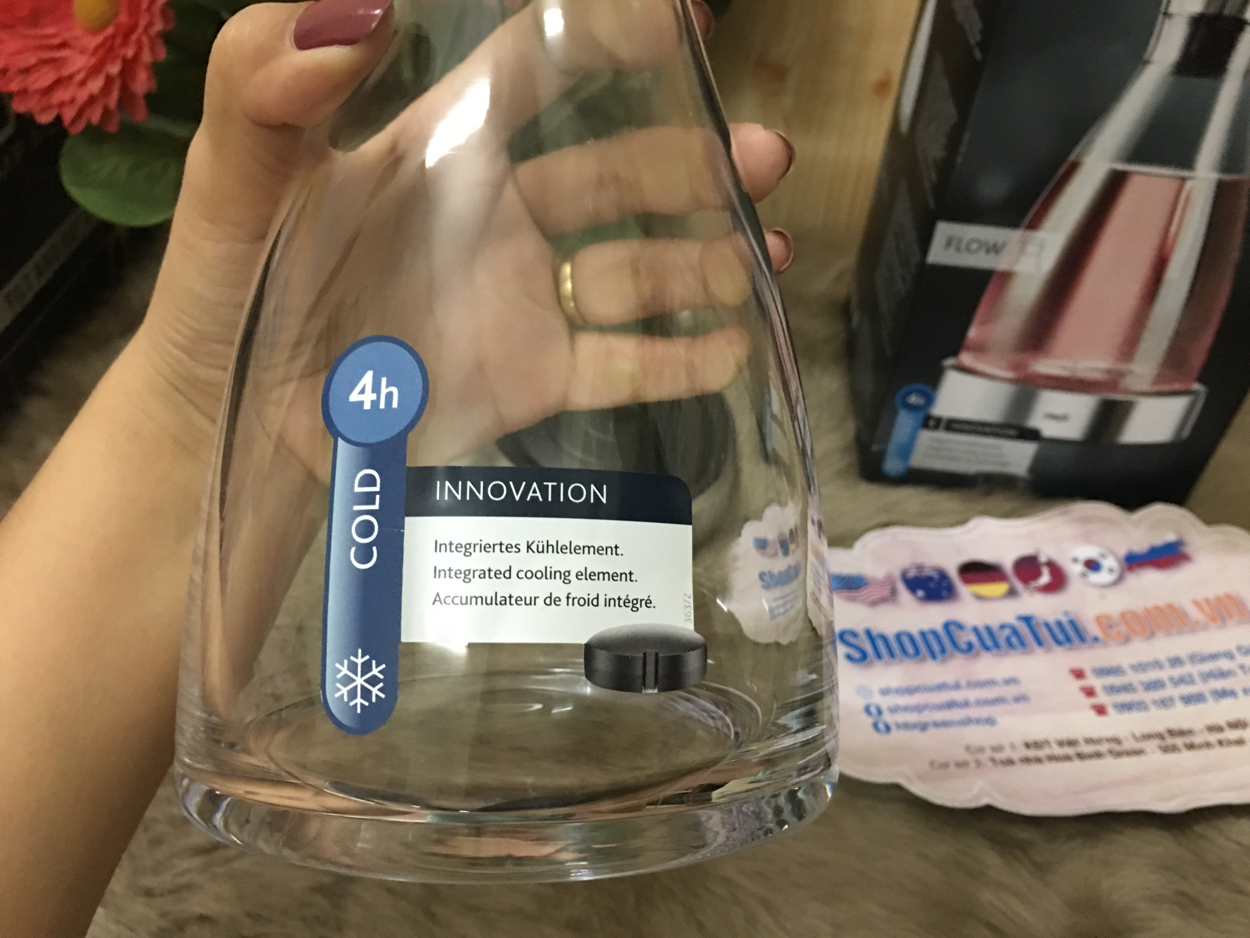 BÌNH GIỮ LẠNH EMSA 1 LÍT - GIỮ LẠNH đồ uống SUỐT 4h LIÊN TỤC mà không cần tủ lạnh