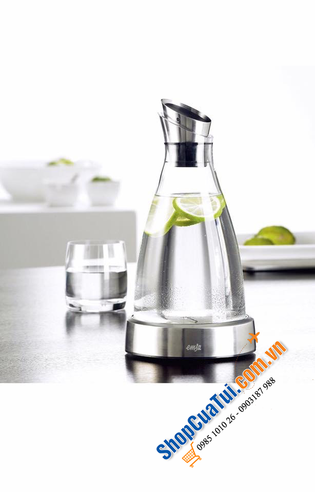 BÌNH GIỮ LẠNH EMSA 1 LÍT - GIỮ LẠNH đồ uống SUỐT 4h LIÊN TỤC mà không cần tủ lạnh