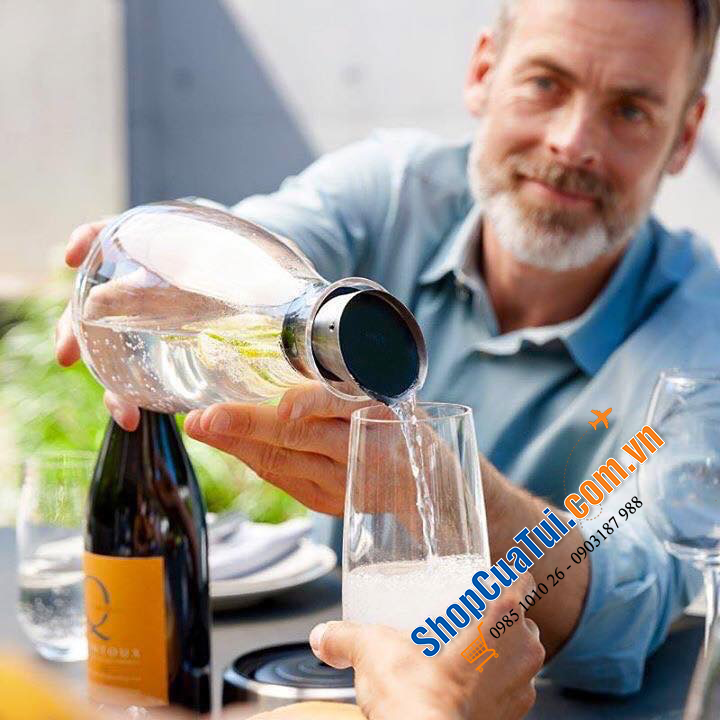 BÌNH GIỮ LẠNH EMSA 1 LÍT - GIỮ LẠNH đồ uống SUỐT 4h LIÊN TỤC mà không cần tủ lạnh