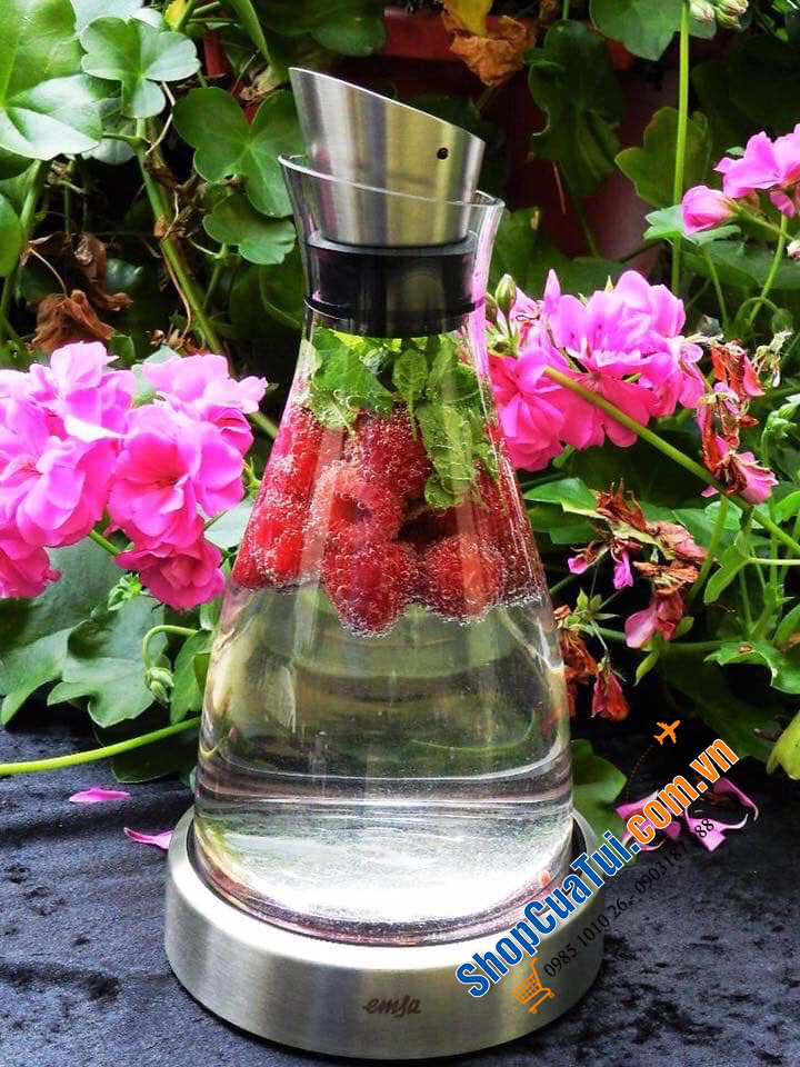 BÌNH GIỮ LẠNH EMSA 1 LÍT - GIỮ LẠNH đồ uống SUỐT 4h LIÊN TỤC mà không cần tủ lạnh