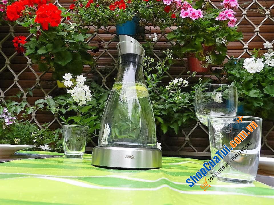 BÌNH GIỮ LẠNH EMSA 1 LÍT - GIỮ LẠNH đồ uống SUỐT 4h LIÊN TỤC mà không cần tủ lạnh