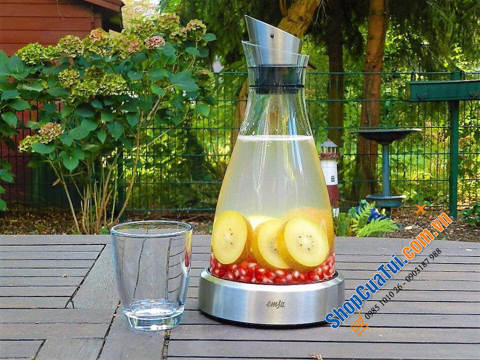 BÌNH GIỮ LẠNH EMSA 1 LÍT - GIỮ LẠNH đồ uống SUỐT 4h LIÊN TỤC mà không cần tủ lạnh