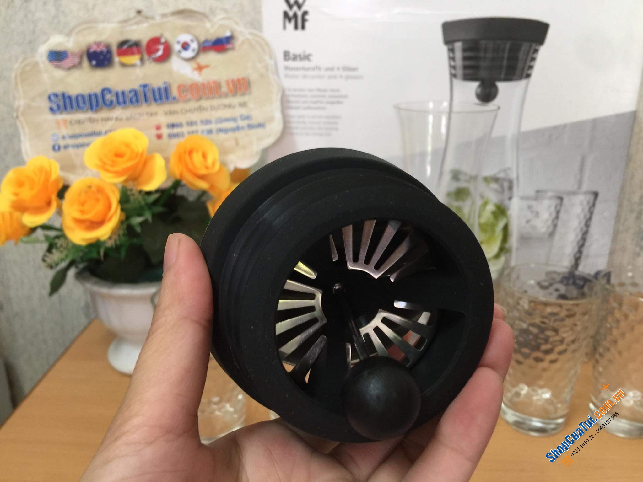 BÌNH ĐỰNG NƯỚC THUỶ TINH WMF BASIC DUNG TÍCH 1L