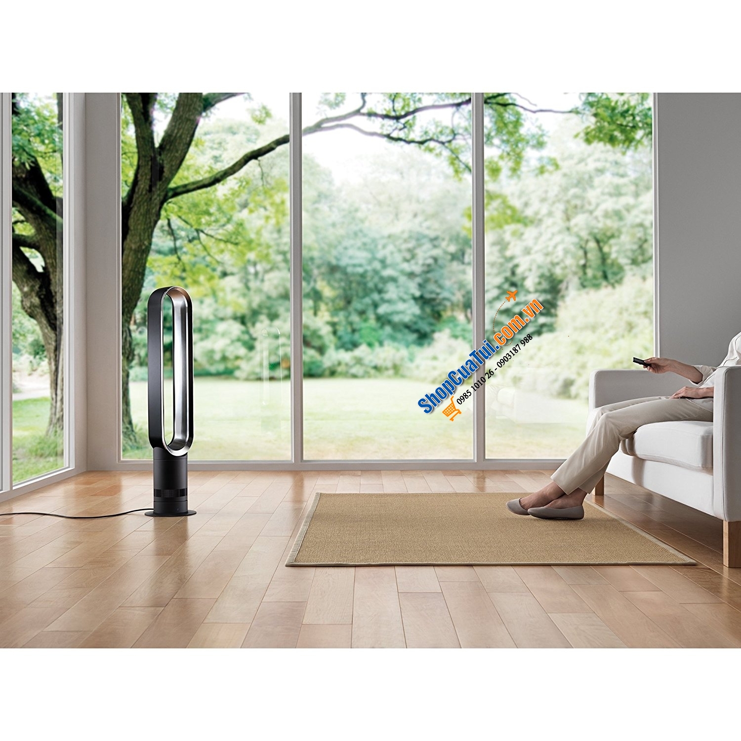 Quạt không cánh cao cấp Dyson AM07 Tower Fan
