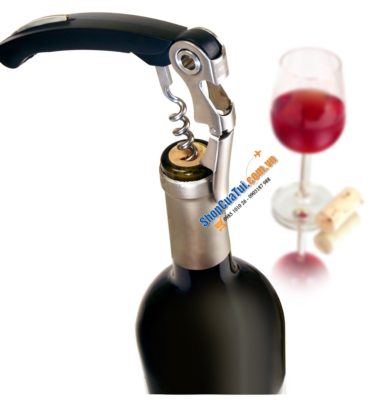Set đồ Vacuvin Wine Esential mở và bảo quản những chai rượu vang! 