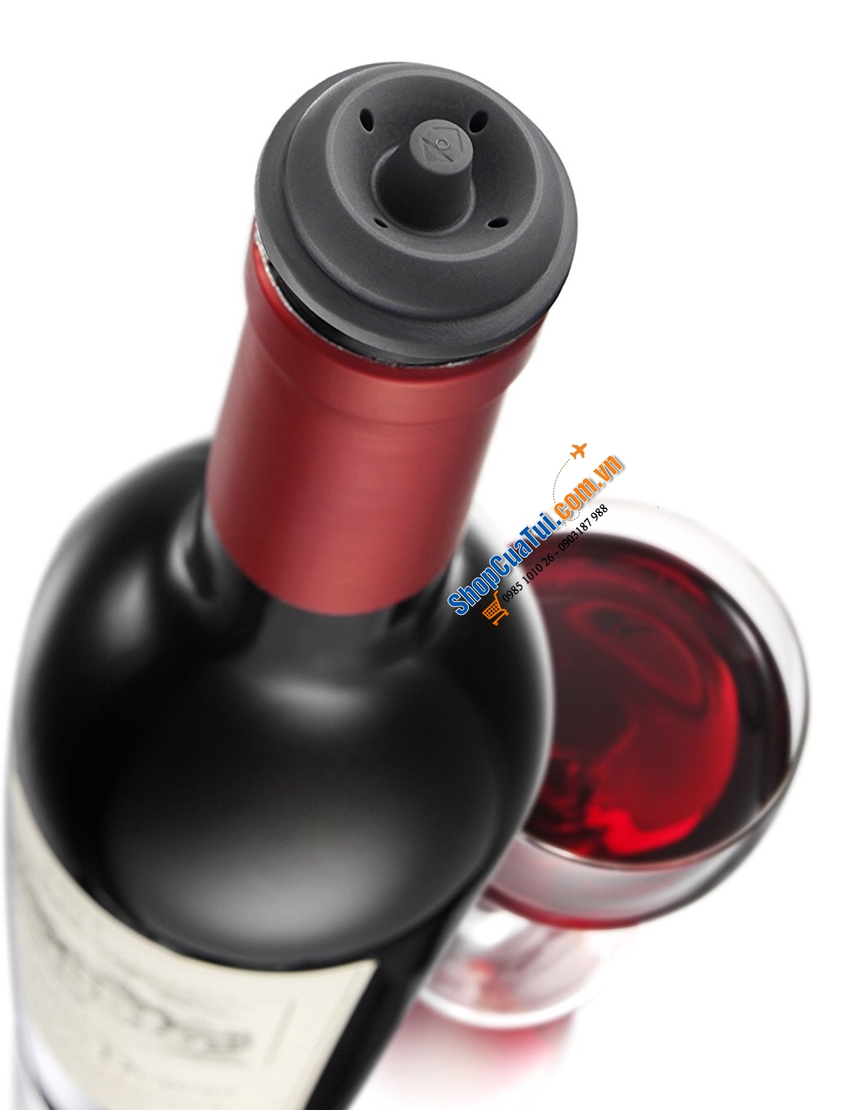 Set đồ Vacuvin Wine Esential mở và bảo quản những chai rượu vang! 