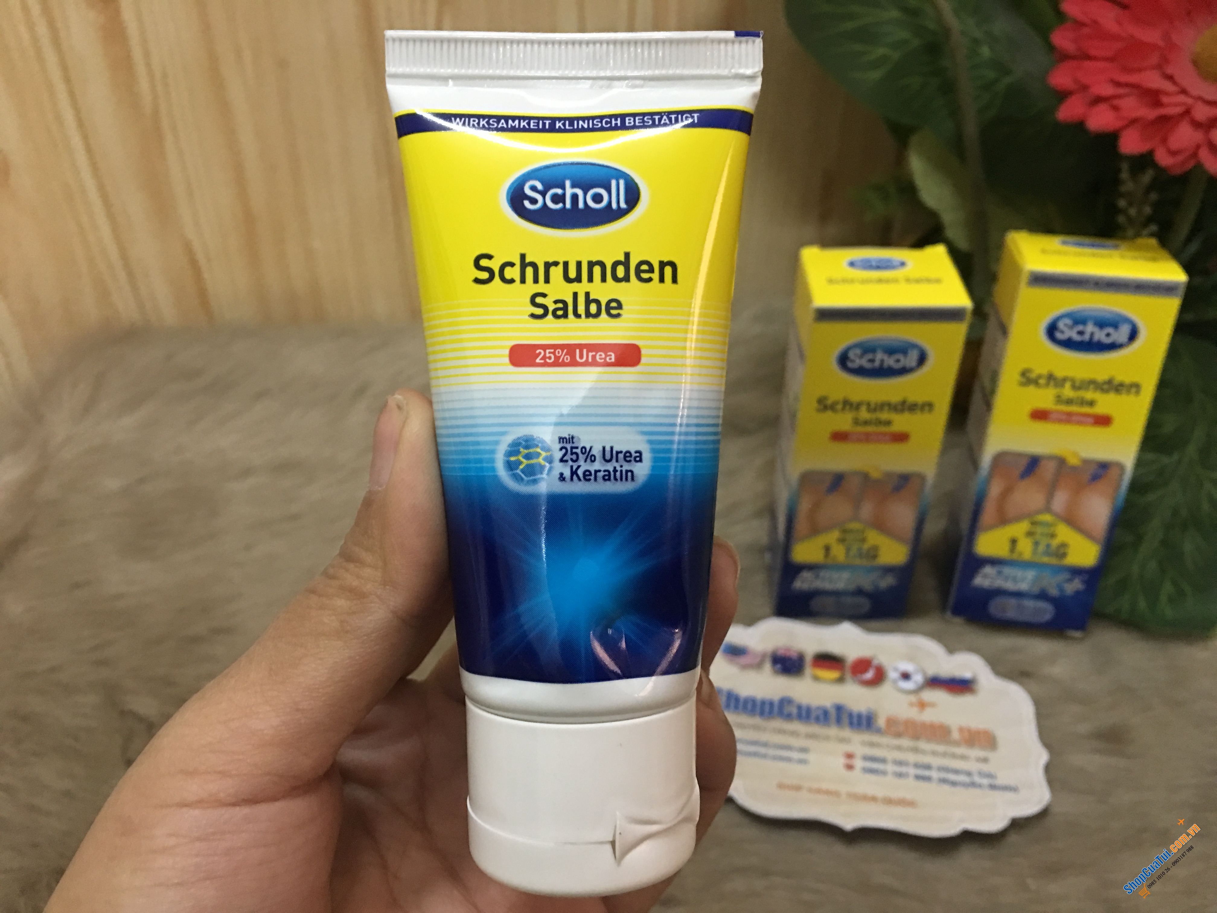 Kem Trị Nứt Gót Chân Scholl SchrundenSalbe - Kem bôi trị nứt gót chân Schrunden Salbe 60ml