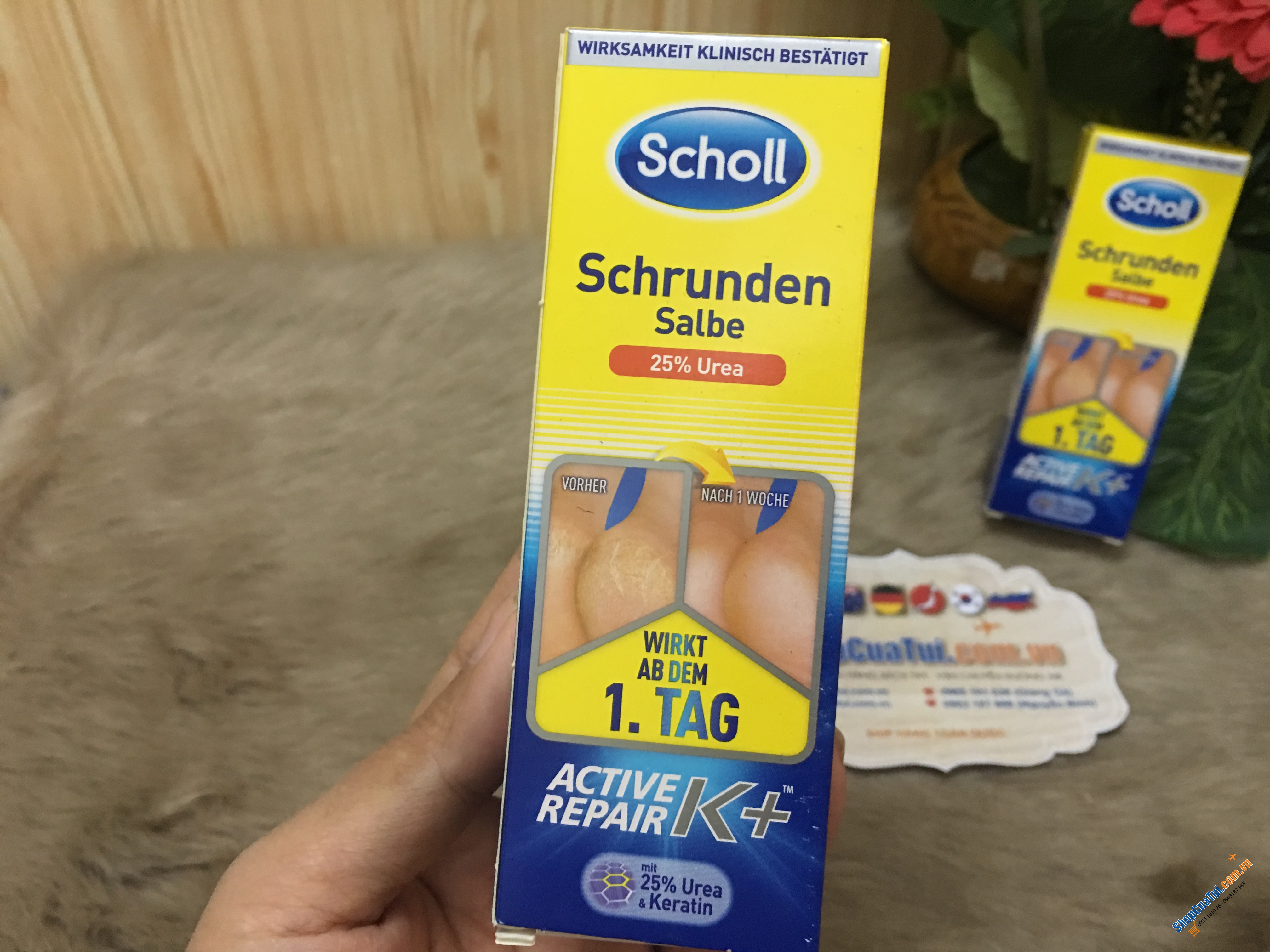 Kem Trị Nứt Gót Chân Scholl SchrundenSalbe - Kem bôi trị nứt gót chân Schrunden Salbe 60ml