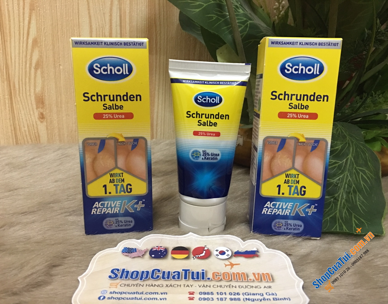 Kem Trị Nứt Gót Chân Scholl SchrundenSalbe - Kem bôi trị nứt gót chân Schrunden Salbe 60ml