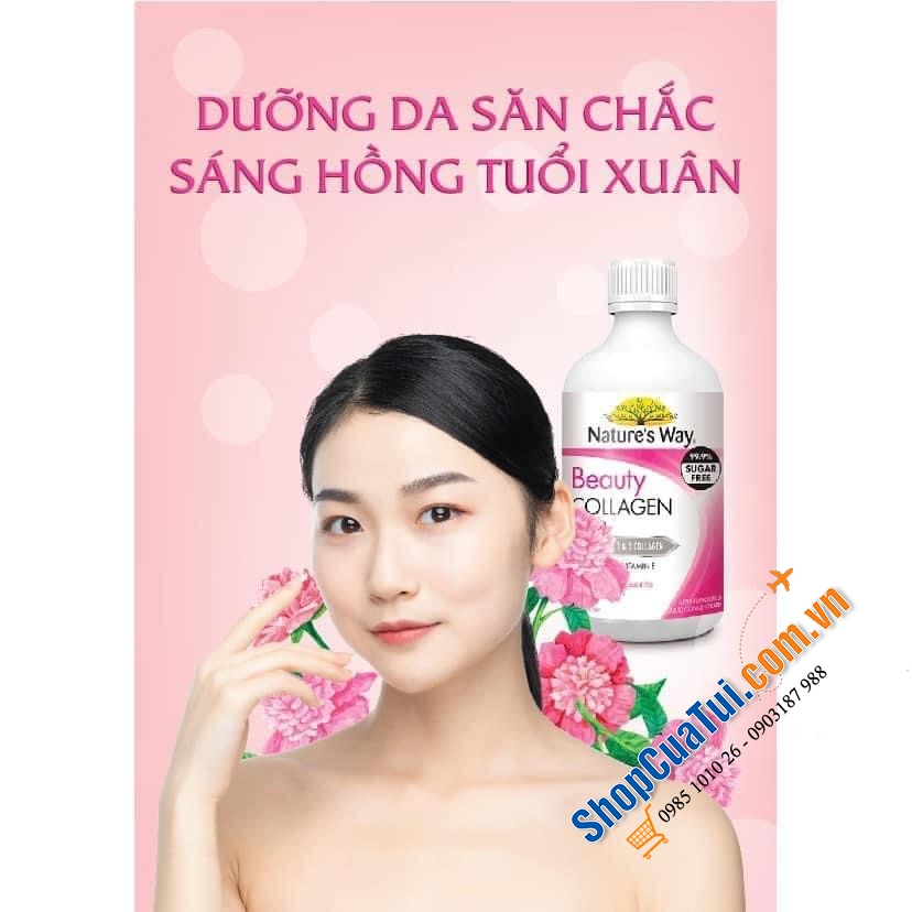 COLLAGEN DẠNG NƯỚC NATURE WAY BEAUTY COLLAGEN LIQUID 500ML - TĂNG CƯỜNG KHẢ NĂNG ĐÀN HỒI cho da, trẻ hóa làn da, chống lão hóa, phục hồi và nuôi dưỡng tế bào da, giảm nếp nhăn trên da