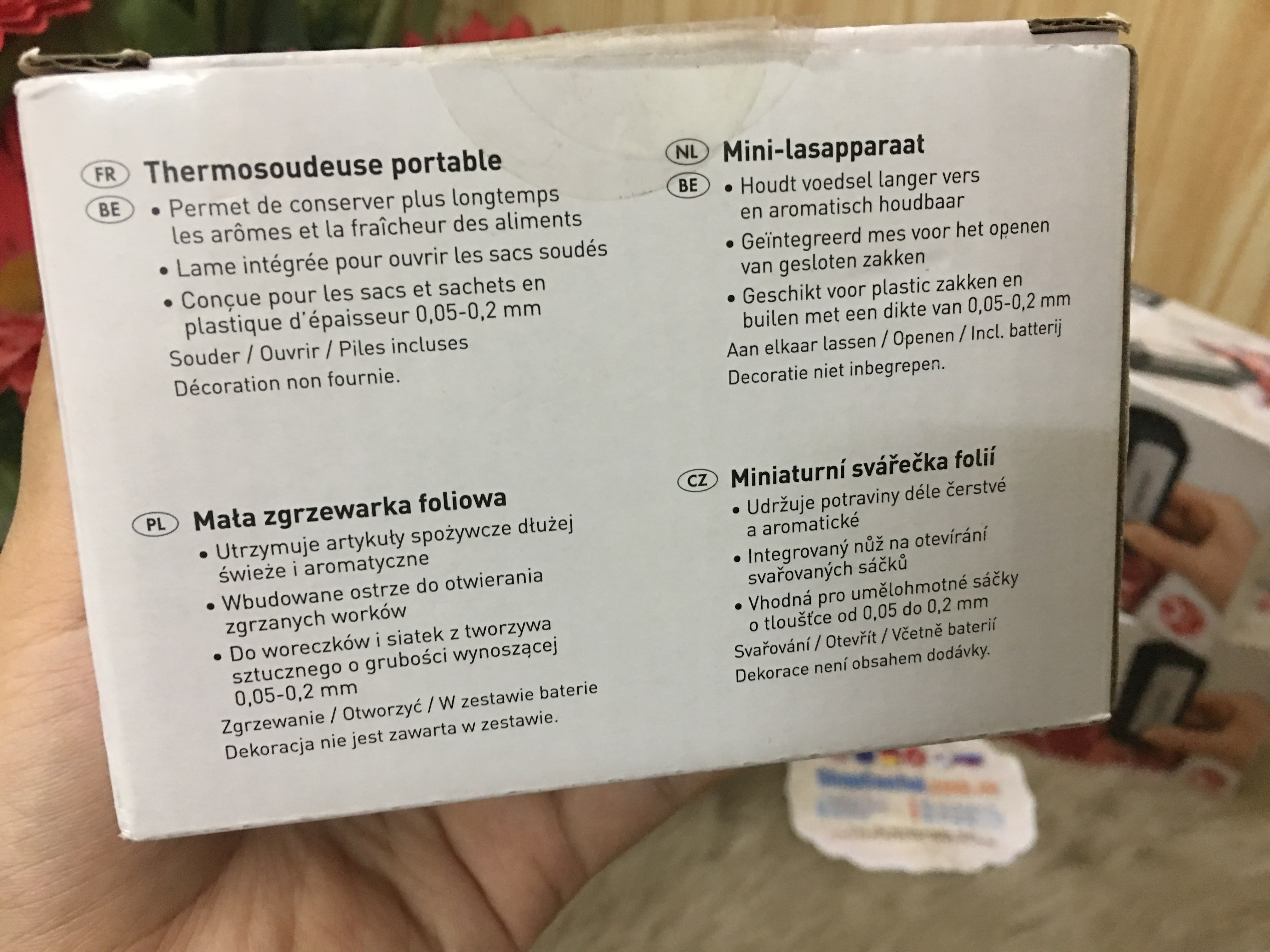 MÁY HÀN TÚI, MÁY ĐÓNG MỞ TÚI SILVERCREST
