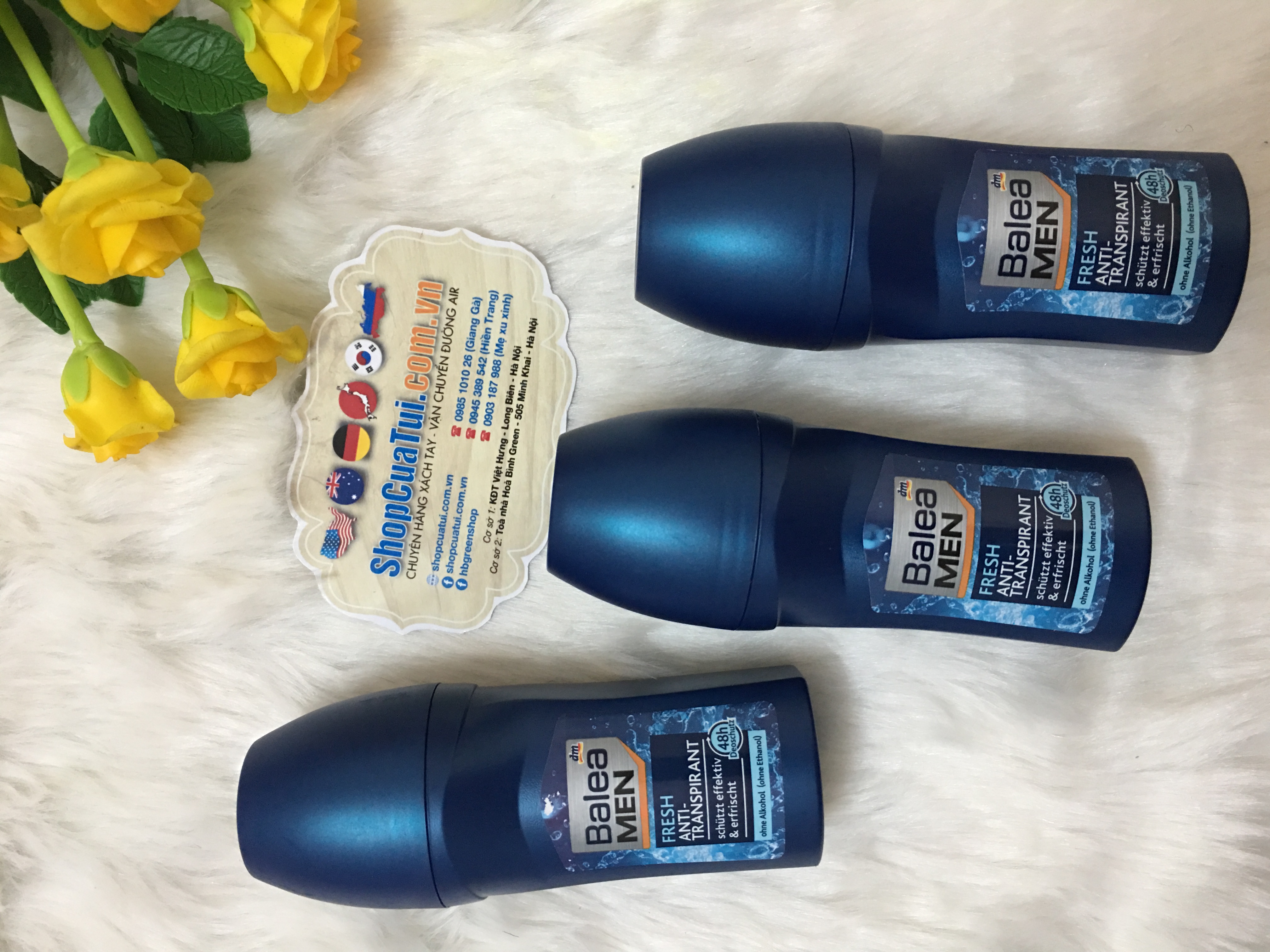 Lăn khử mùi Balea men 50ml Dành cho nam giới, không gây vàng áo, hàng Đức xách tay, cam kết hàng thật xịn 100%, giúp ngăn mùi hiệu quả, giảm tình trạng tiết mồ hôi, hương thơm mạnh mẽ, nam tính