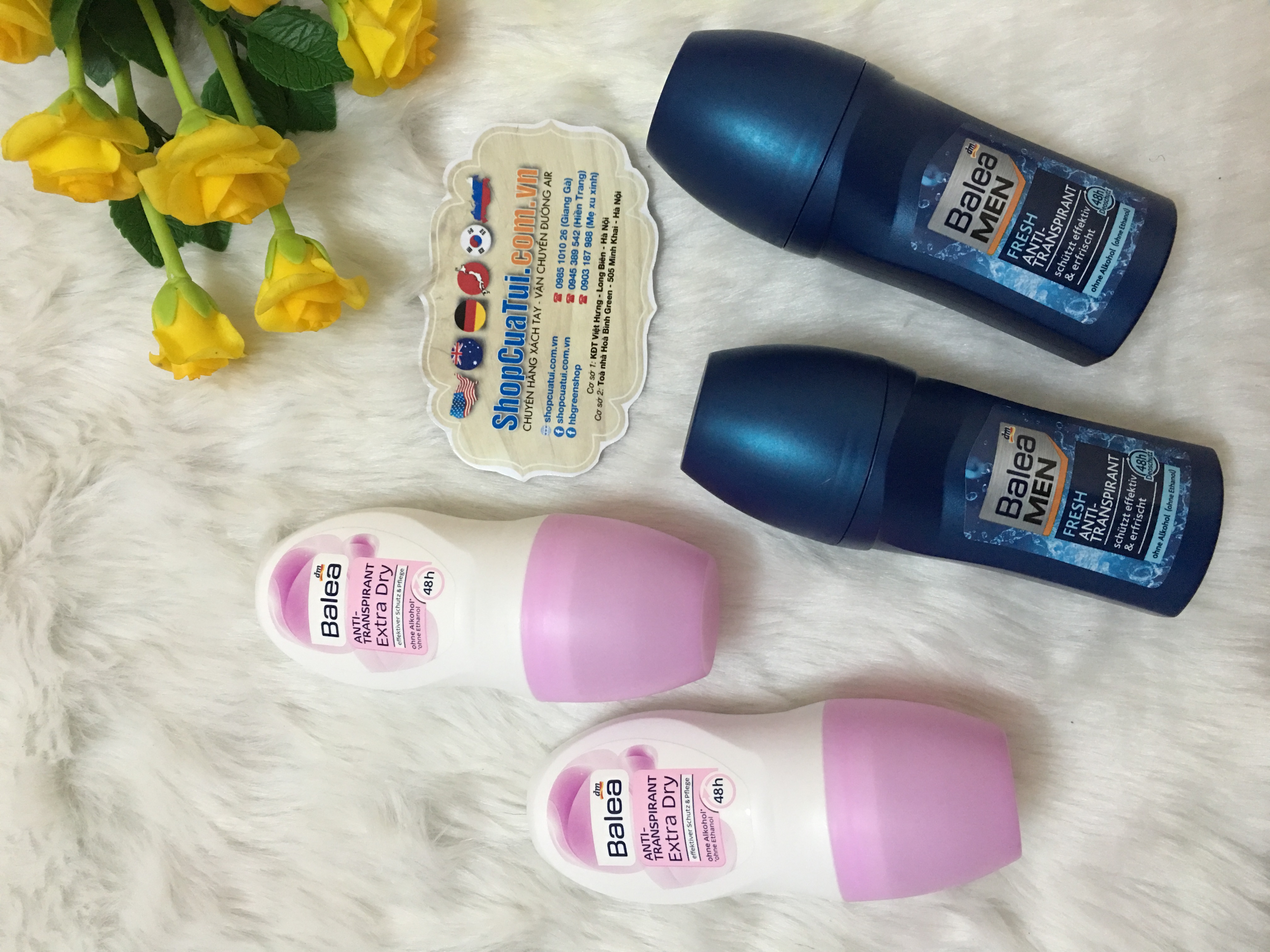 Lăn khử mùi Balea men 50ml Dành cho nam giới, không gây vàng áo, hàng Đức xách tay, cam kết hàng thật xịn 100%, giúp ngăn mùi hiệu quả, giảm tình trạng tiết mồ hôi, hương thơm mạnh mẽ, nam tính