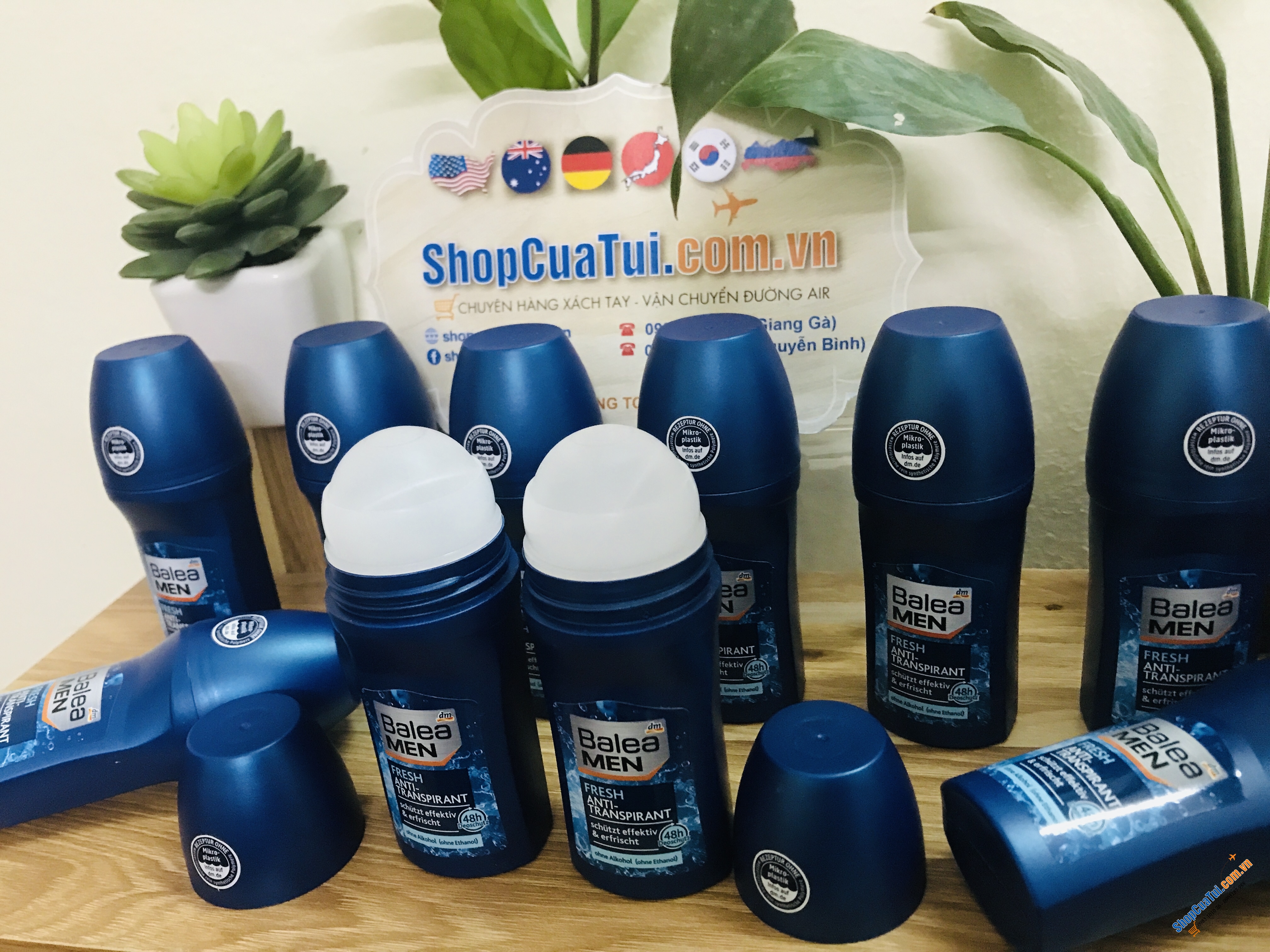 Lăn khử mùi Balea men 50ml Dành cho nam giới, không gây vàng áo, hàng Đức xách tay, cam kết hàng thật xịn 100%, giúp ngăn mùi hiệu quả, giảm tình trạng tiết mồ hôi, hương thơm mạnh mẽ, nam tính