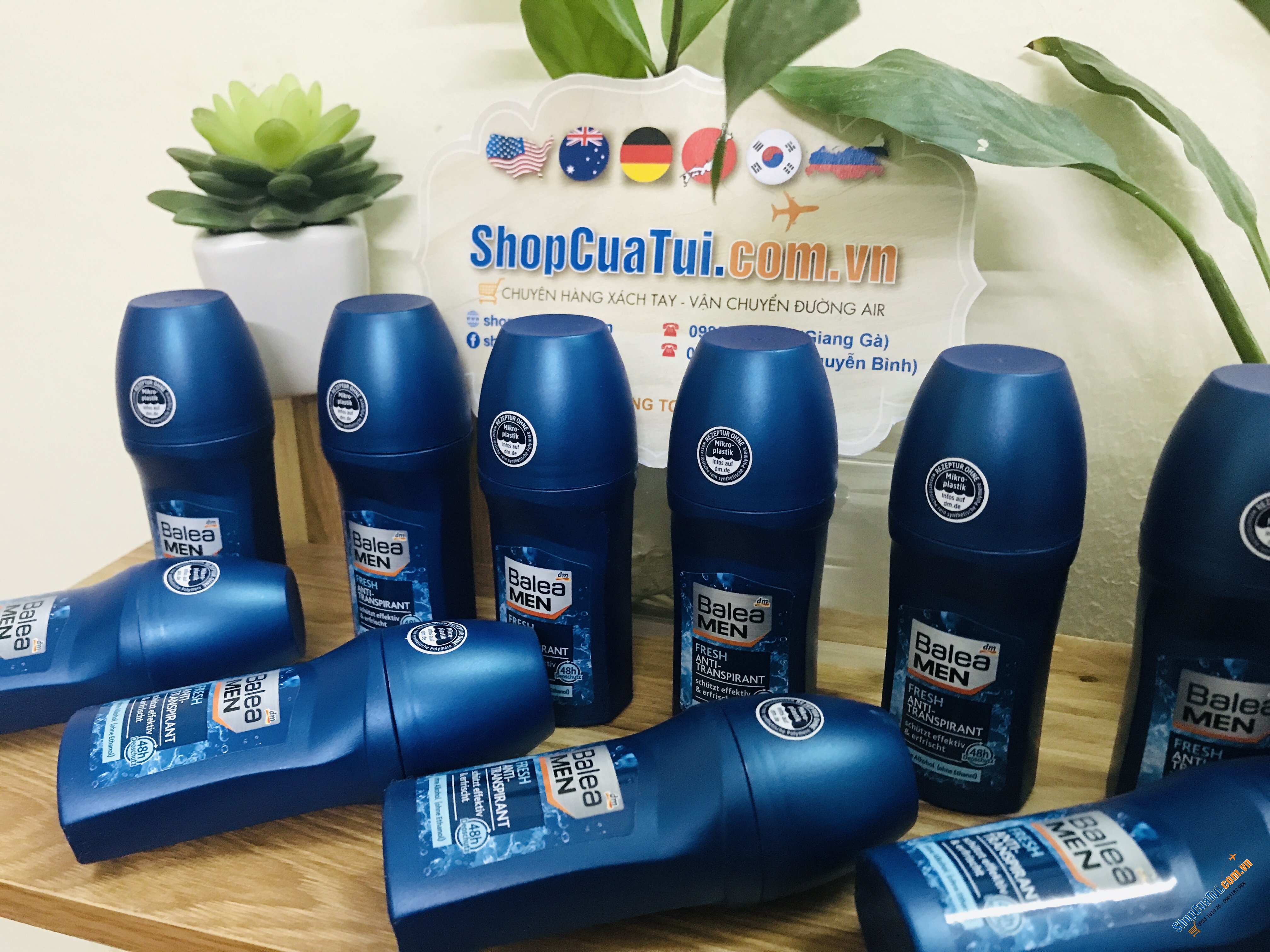 Lăn khử mùi Balea men 50ml Dành cho nam giới, không gây vàng áo, hàng Đức xách tay, cam kết hàng thật xịn 100%, giúp ngăn mùi hiệu quả, giảm tình trạng tiết mồ hôi, hương thơm mạnh mẽ, nam tính