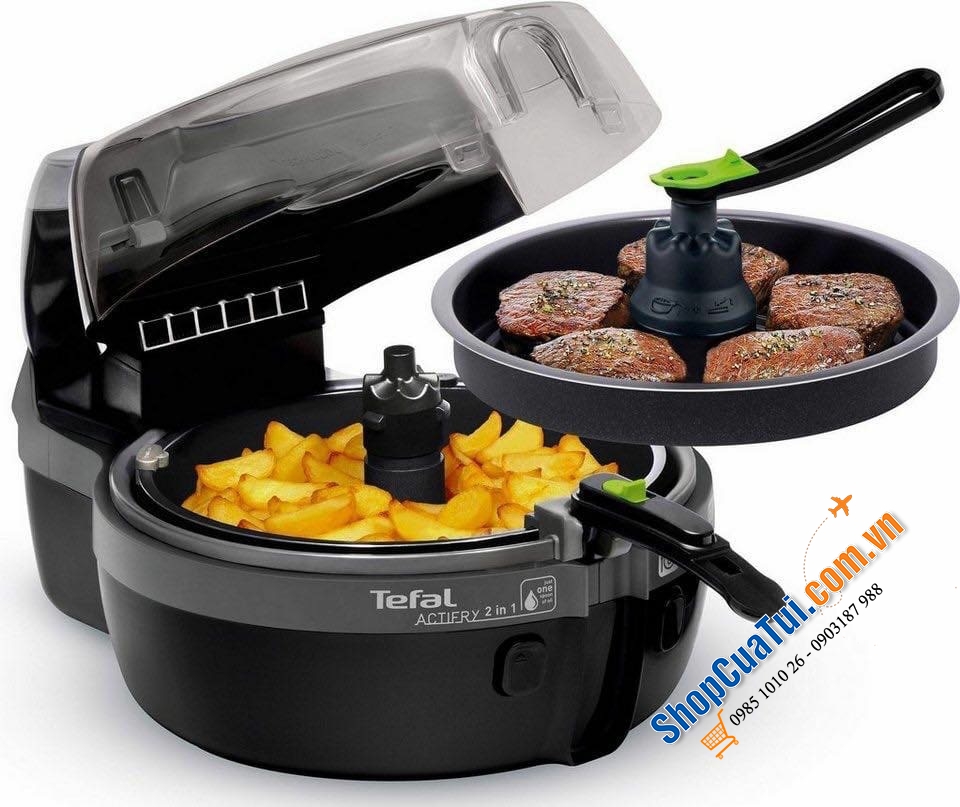 NỒI CHIÊN KHÔNG DẦU TEFAL 2 TRONG 1