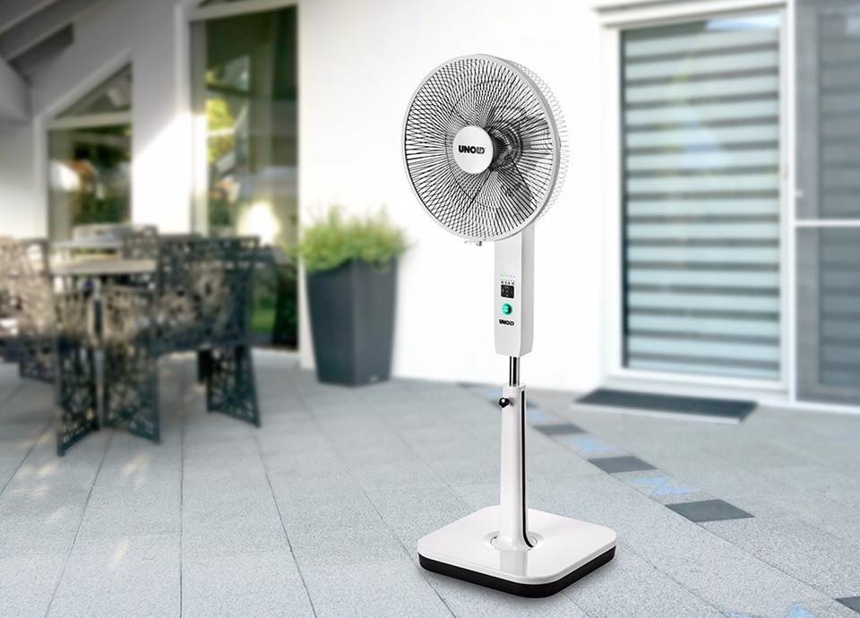 QUẠT CÂY CHẠY PIN SẠC UNOLD