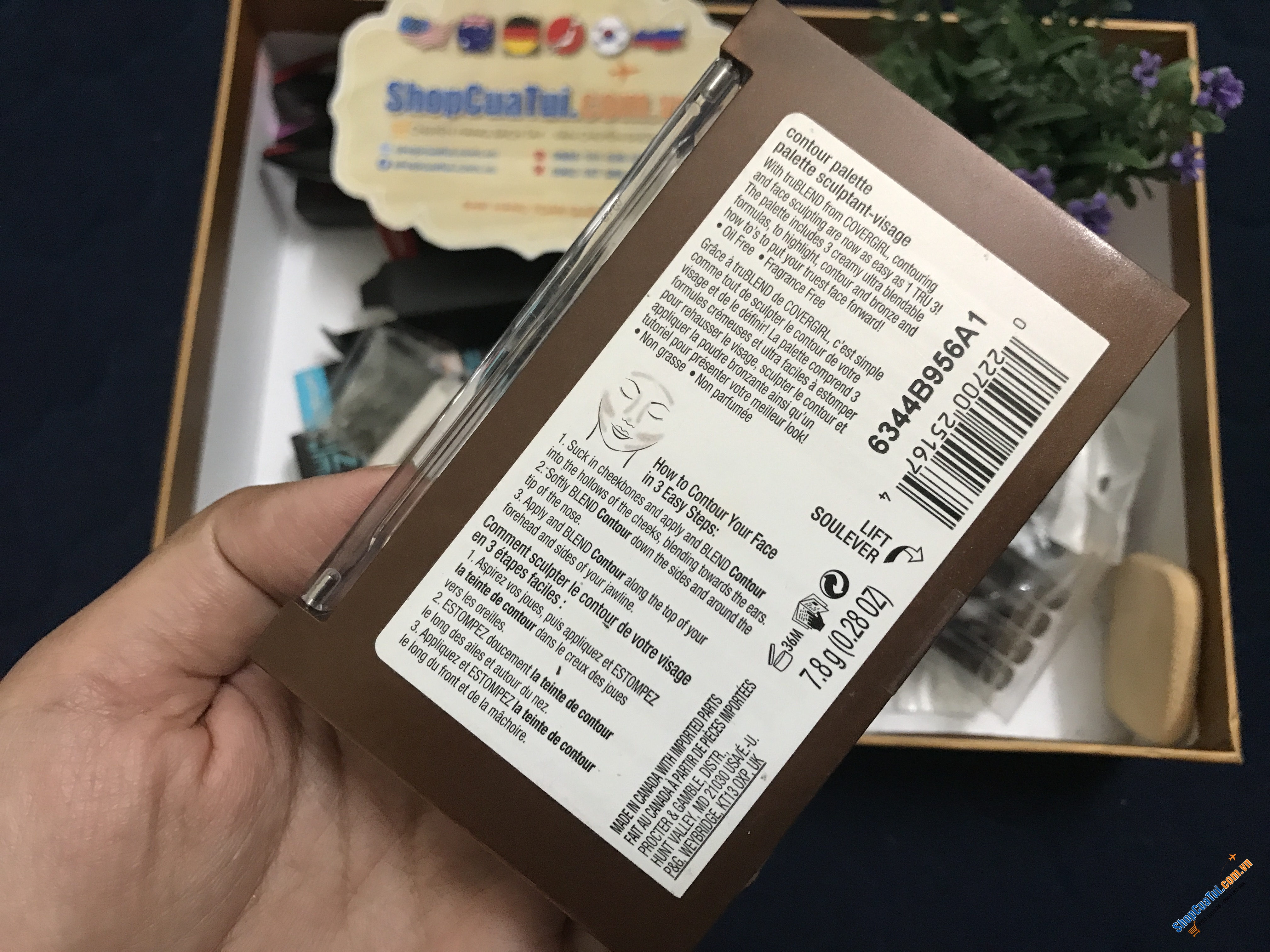 Phấn tạo khối viền khuôn mặt COVERGIRL TruBlend Contour Palette Light 7.8 g