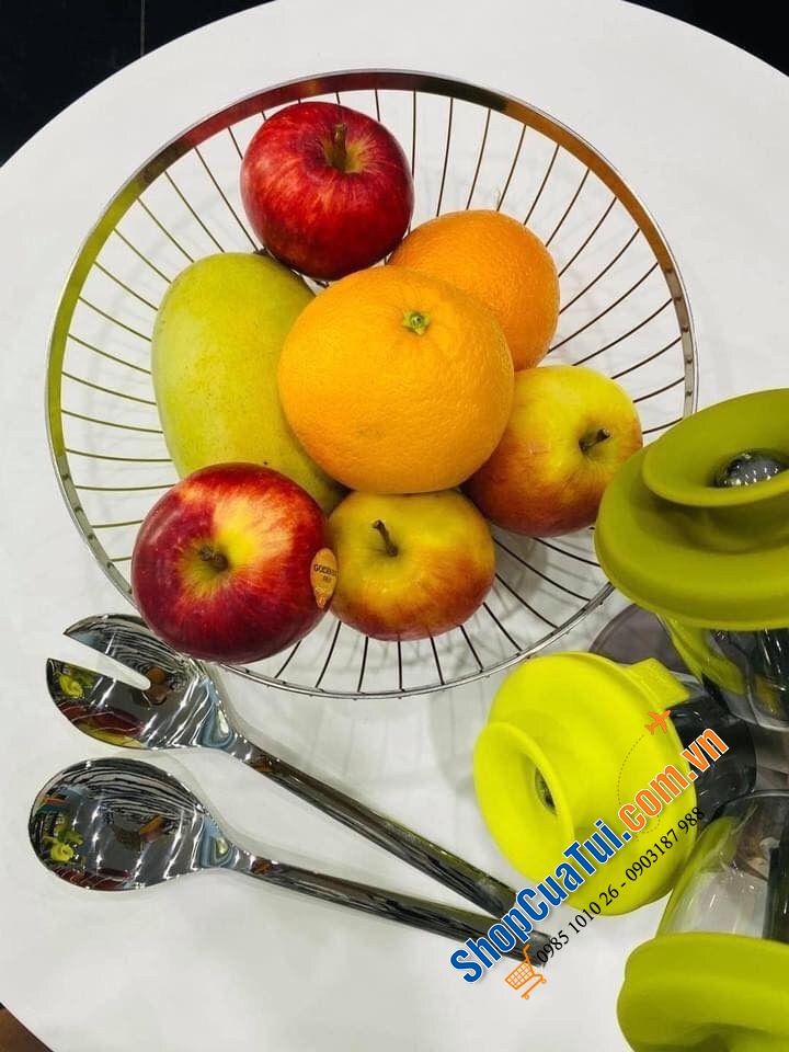 Rổ đựng, Rổ lưới inox WMF Concept 06.6514.6040 – đường kính 26cm - RỔ ĐỰNG HOA QUẢ BÀY BÀN WMF CONCEPT KORB