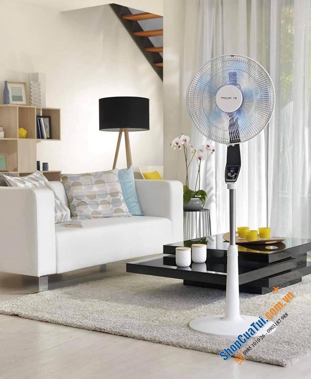QUẠT CÂY ROWENTA VU5640 - Cực êm và siêu mát 70w
