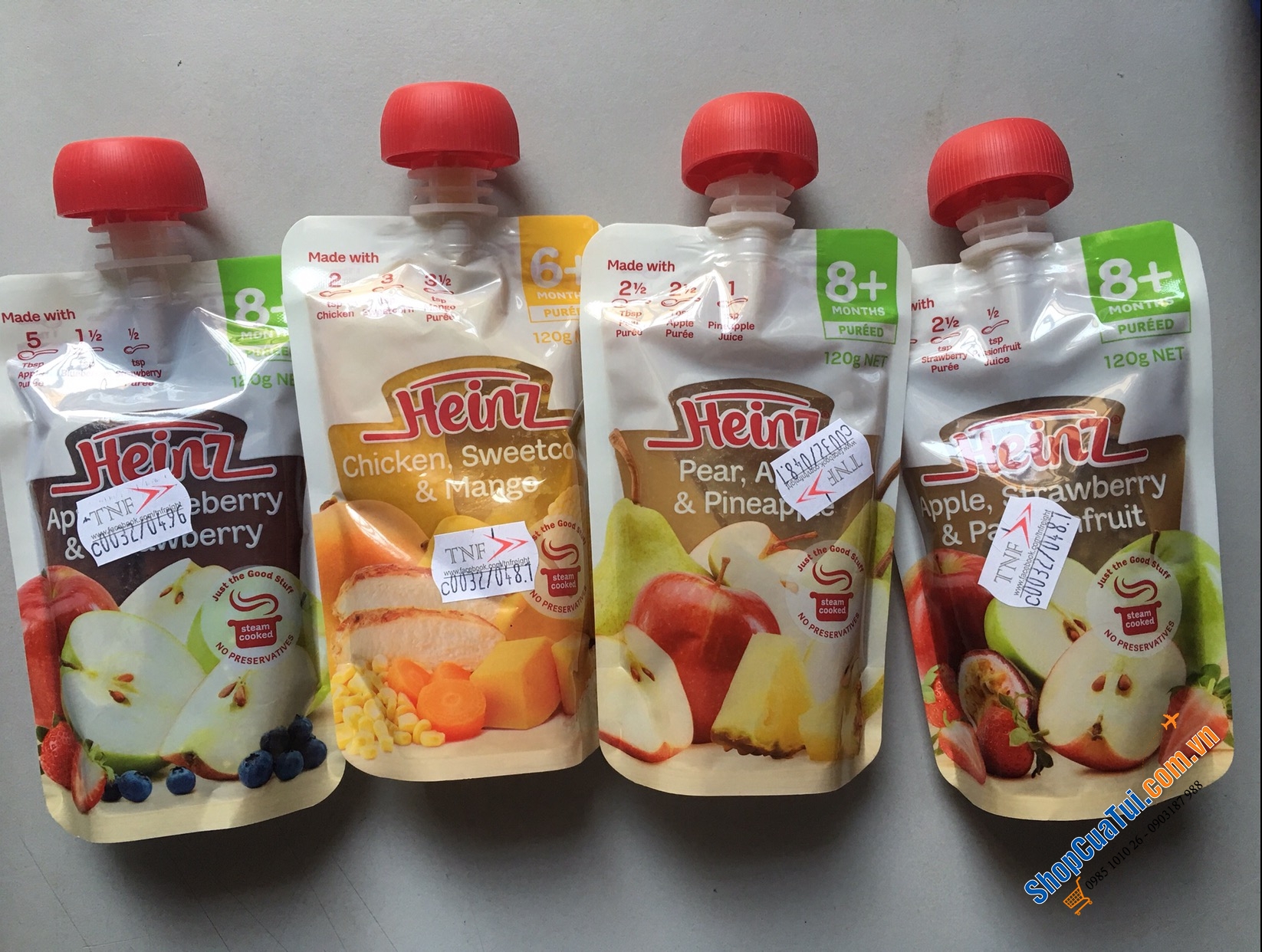 BỘT ĂN DẶM HEINZ HOẶC VÁNG SỮA HEINZ CUSTARD ĂN LIỀN của Úc 120g CHO BÉ TỪ 4 tháng tuổi