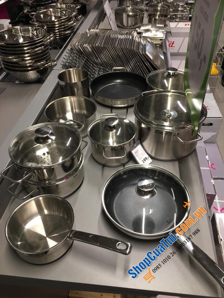 BỘ NỒI SILIT PISA 10 MÓN