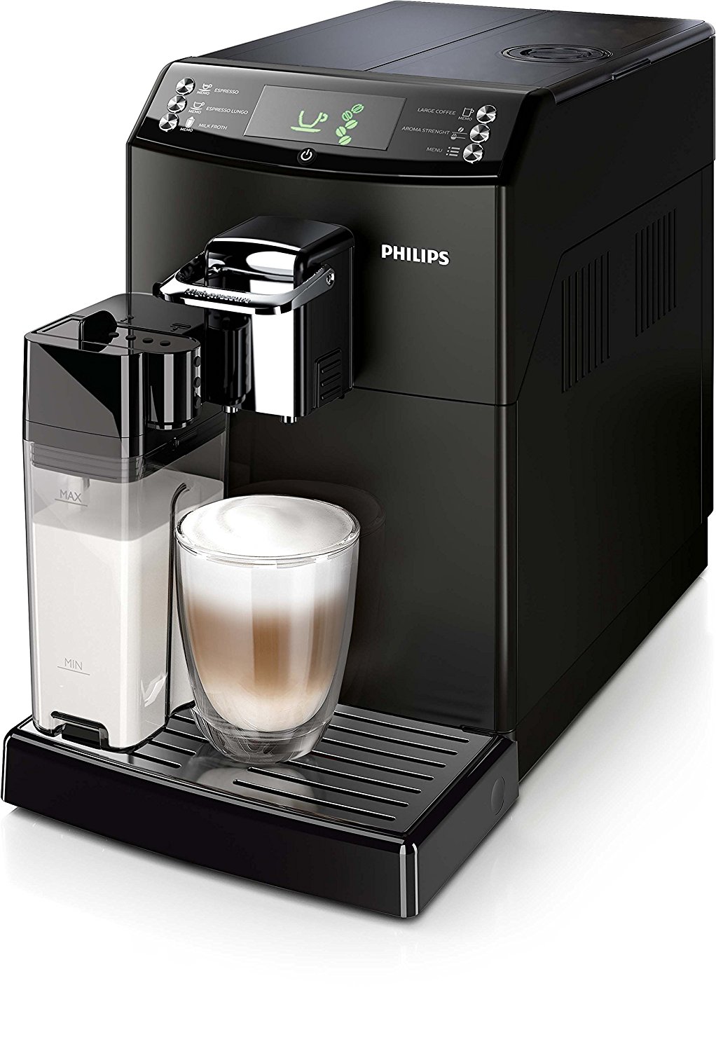 Máy pha cà phê espresso 1.8L Màu đen -Philips HD8847/01 4000 series, 1850w - Đứng Tự động hoàn toàn 