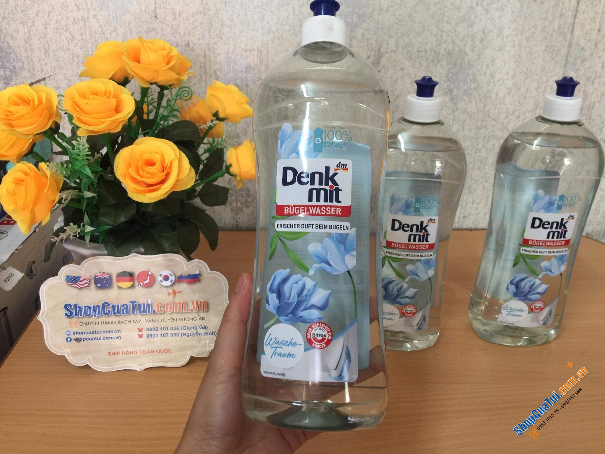NƯỚC THƠM DÙNG CHO BÀN LÀ DENKMIT