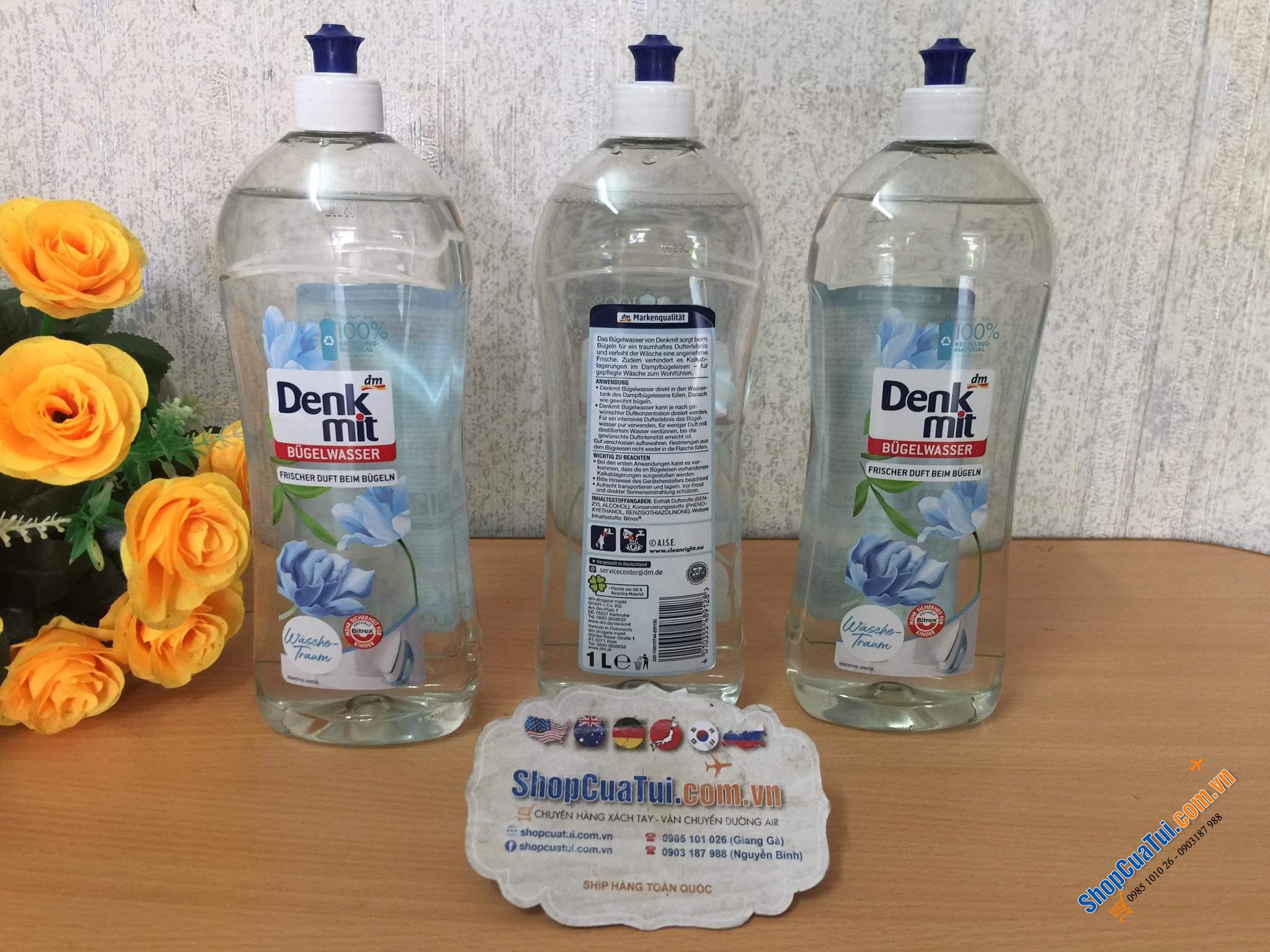 NƯỚC THƠM DÙNG CHO BÀN LÀ DENKMIT