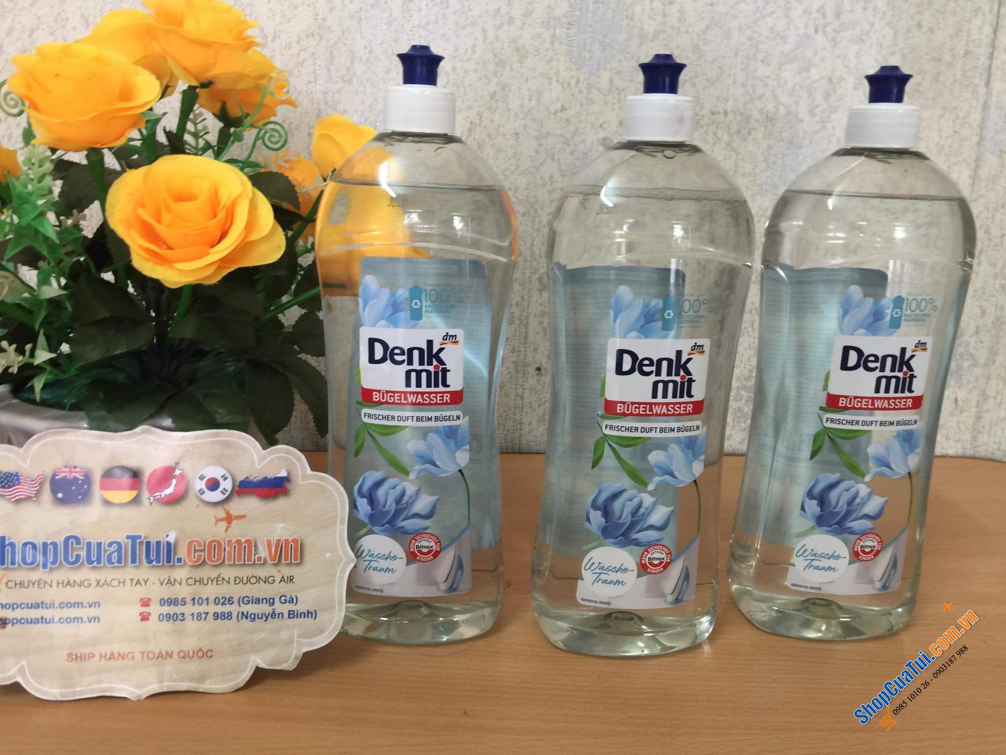 NƯỚC THƠM DÙNG CHO BÀN LÀ DENKMIT