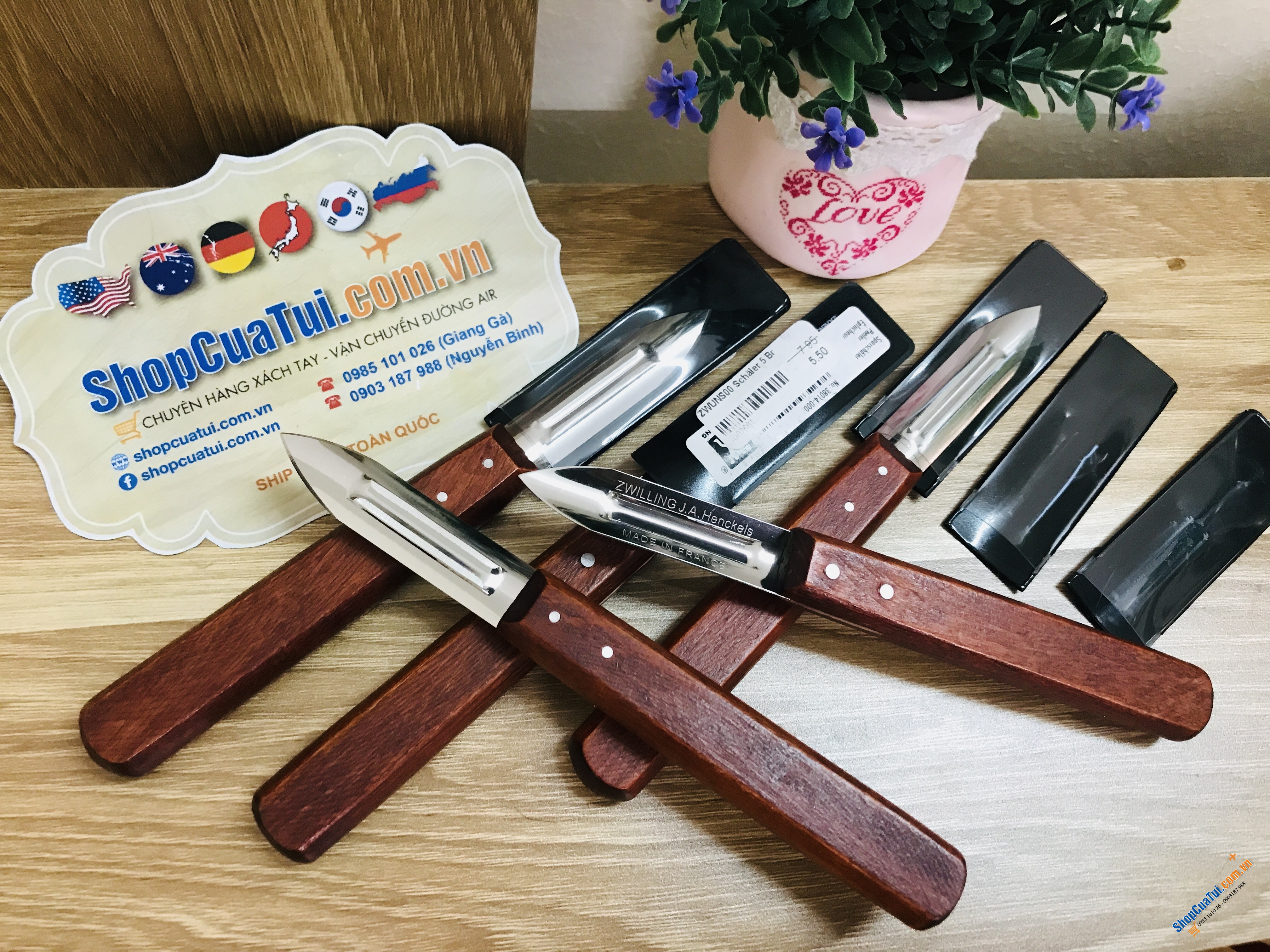 Nạo củ quả Zwilling - Nạo gỗ Zwilling - Made in France